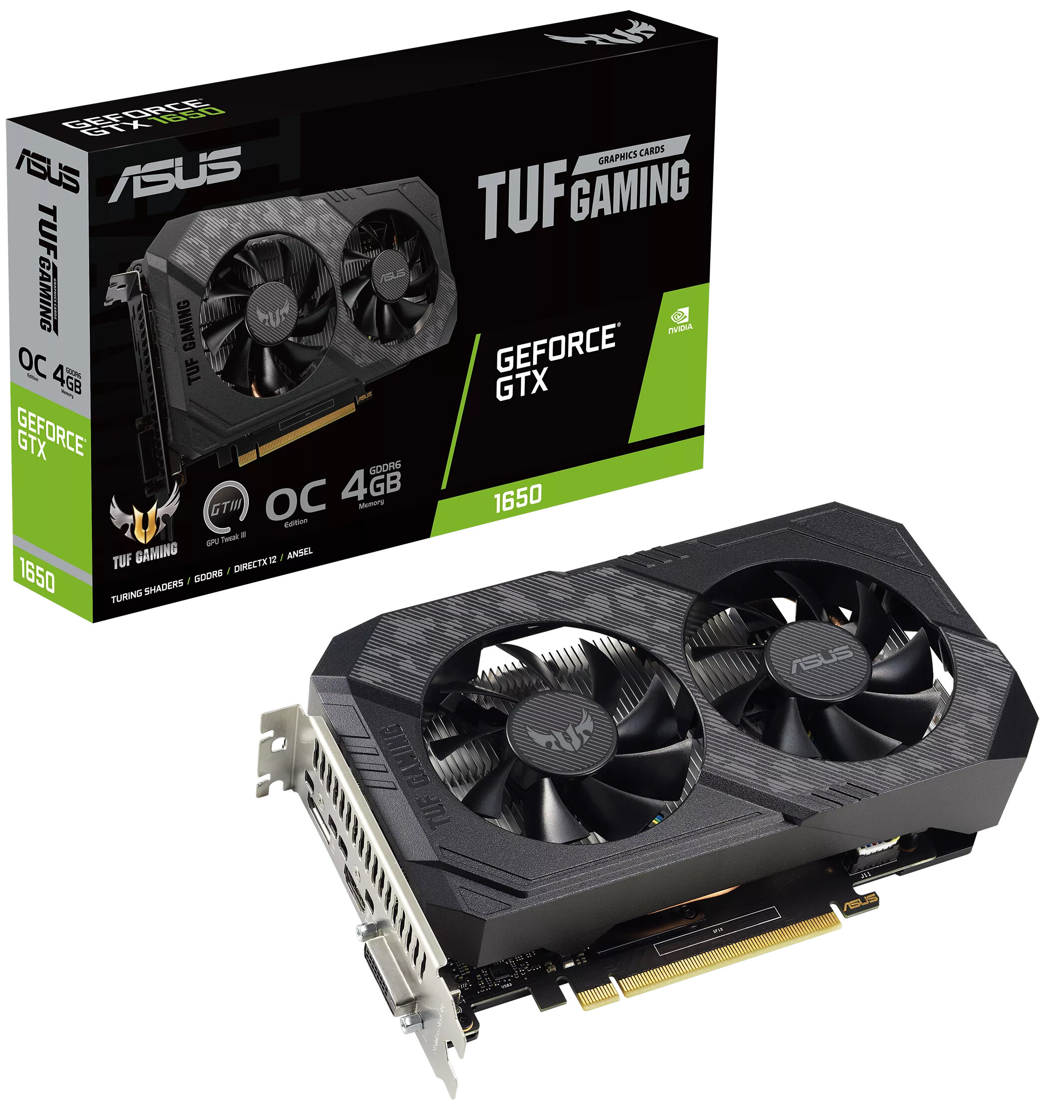 Karta graficzna ASUS TUF Gaming GeForce GTX 1650 V2 OC Edition 4GB