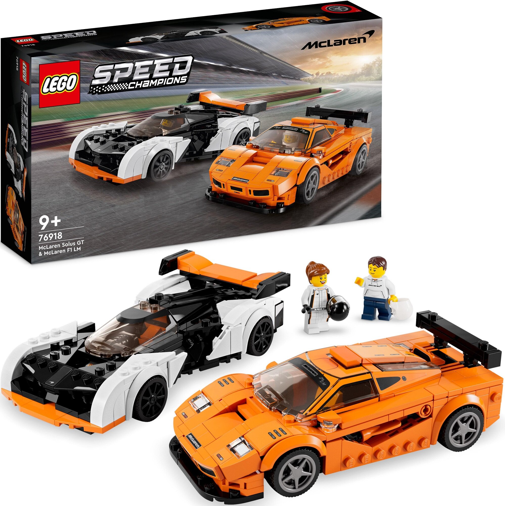 LEGO 76918 Speed Champions McLaren Solus GT i McLaren F1 LM