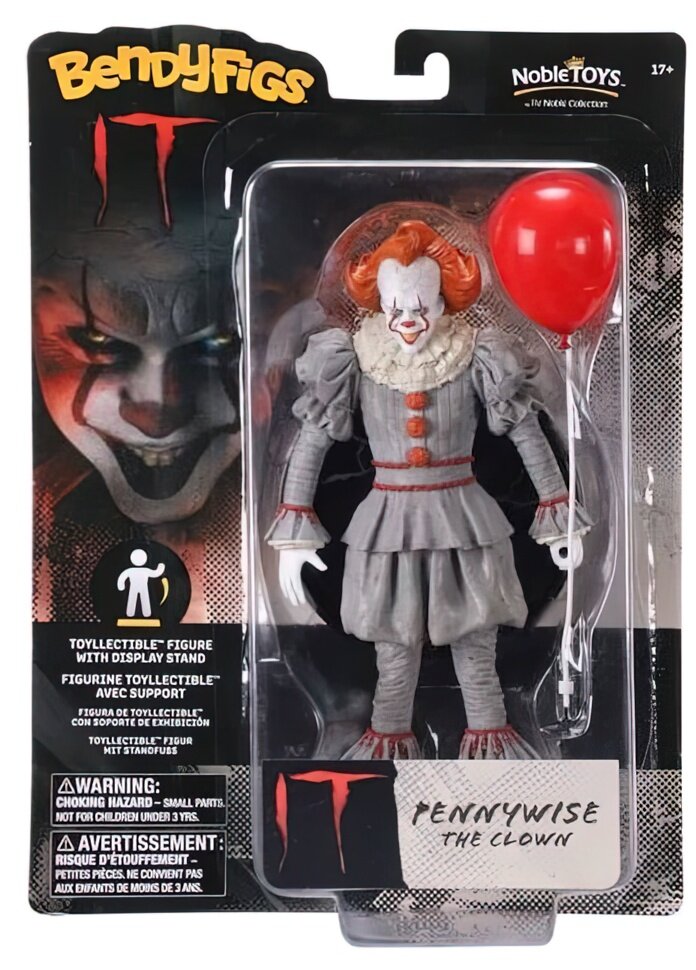 Noble Collection: Stephen Kings Es Bendyfigs Biegefigur Pennywise 19 cm