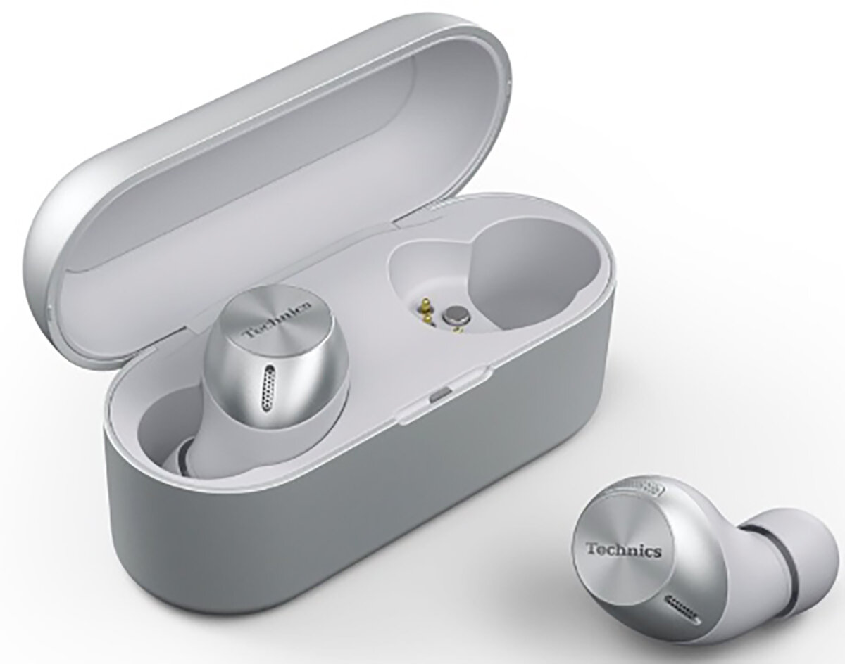 TECHNICS EAH-AZ40M2E-S ANC Srebrny Słuchawki dokanałowe - niskie
