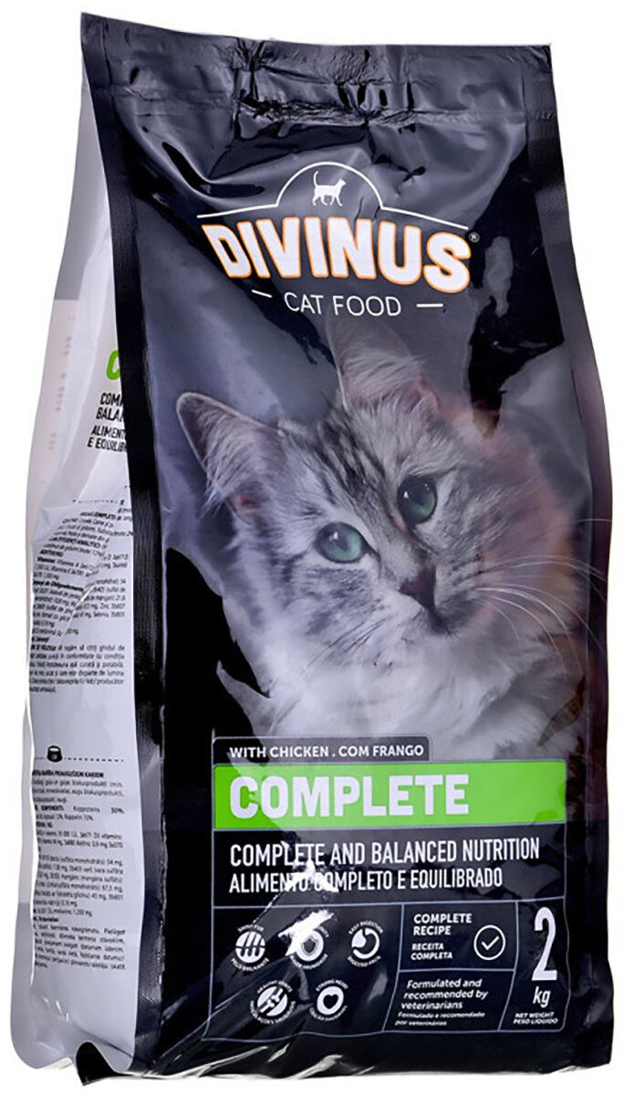 DIVINUS Cat Complete Kurczak 2 kg Karma dla kota - niskie ceny i opinie ...