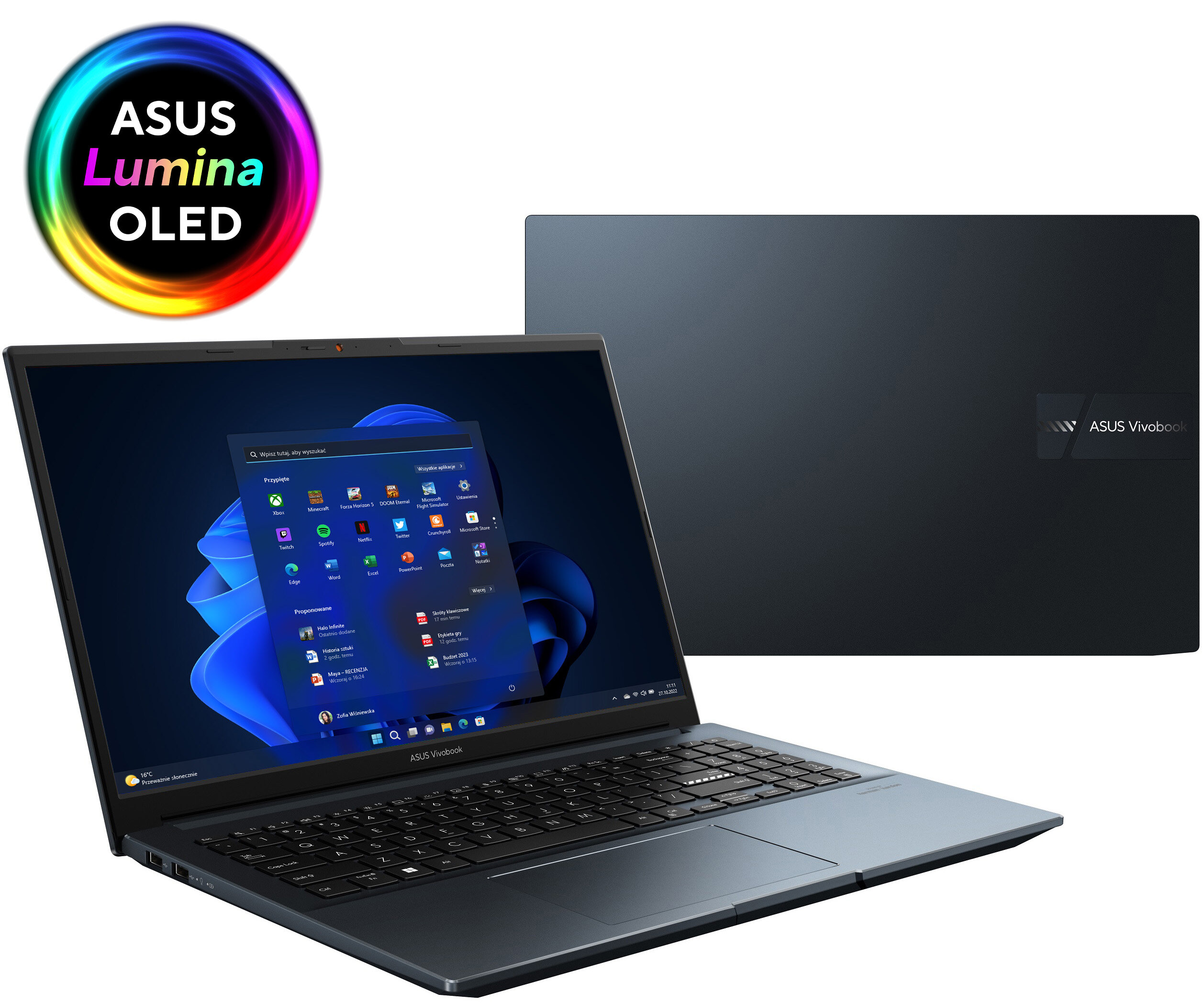 Laptop ASUS VivoBook Pro 15 D6500QC-L1133W 15.6