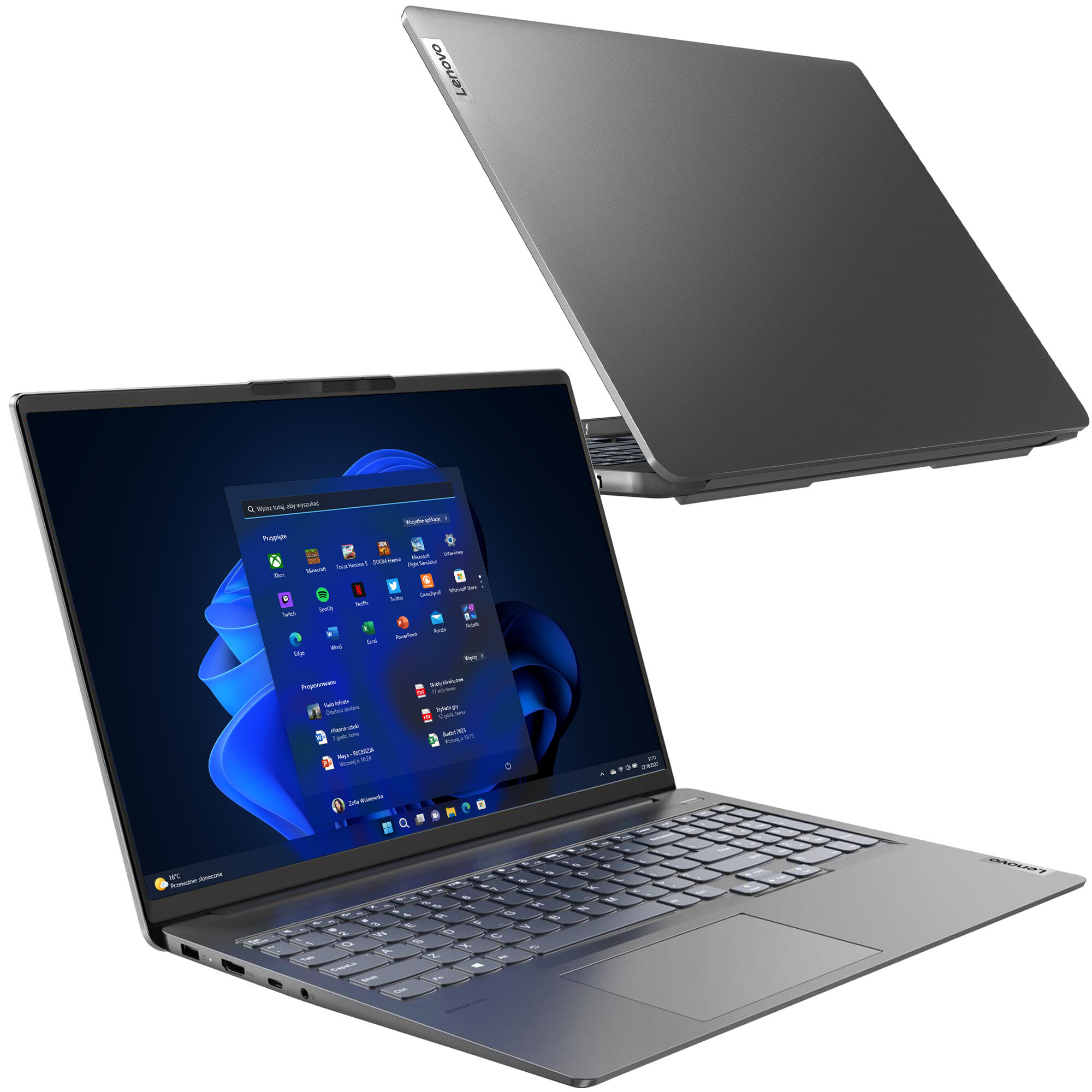 Lenovo　IdeaPad 5 Pro 16ACH6 IdeaPad 5 Pro Gen 6 (16, AMD) | 16 entertainment laptop