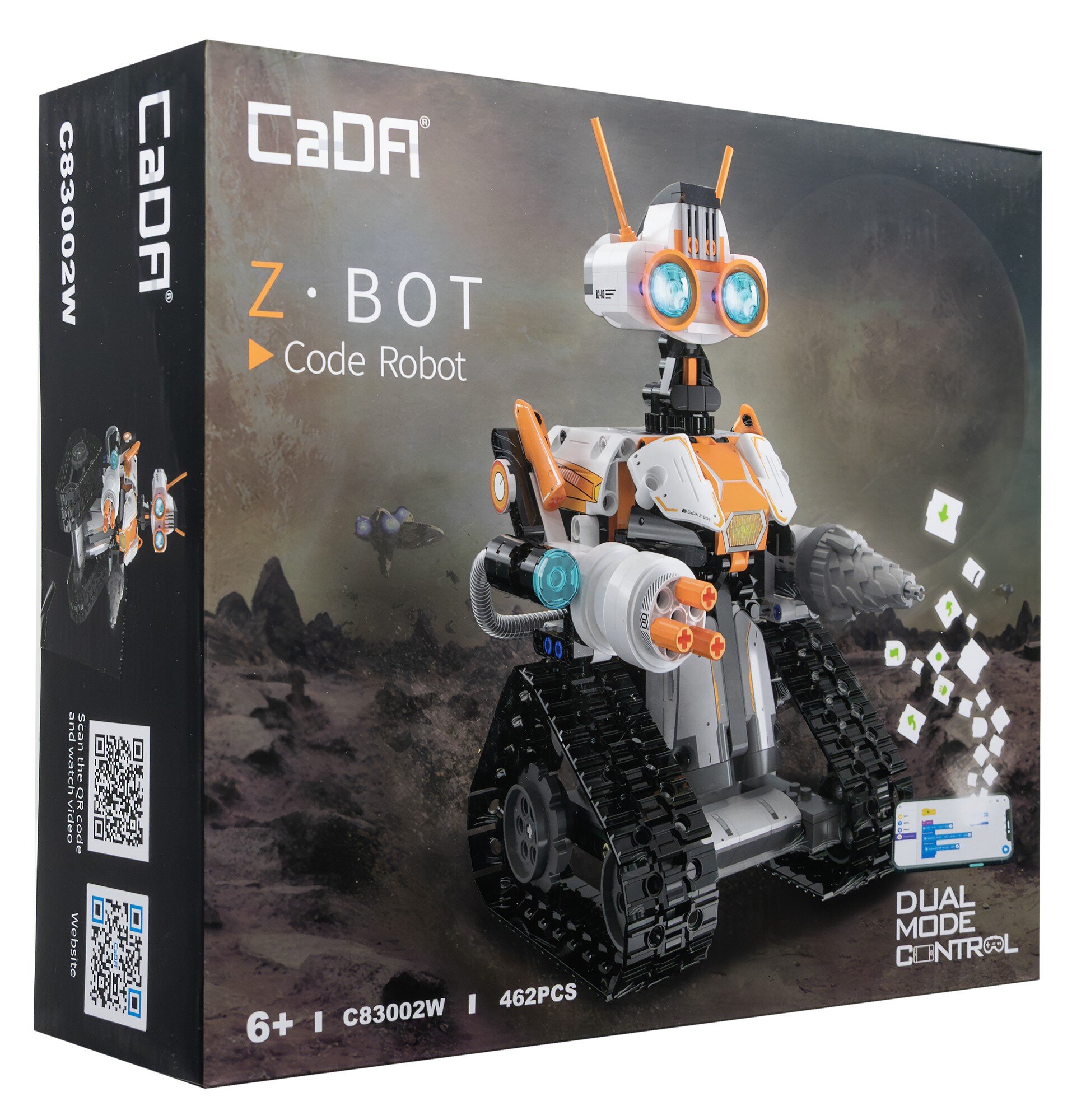 CADA Z.BOT Code Robot Zdalne sterowanie C83002W Klocki plastikowe