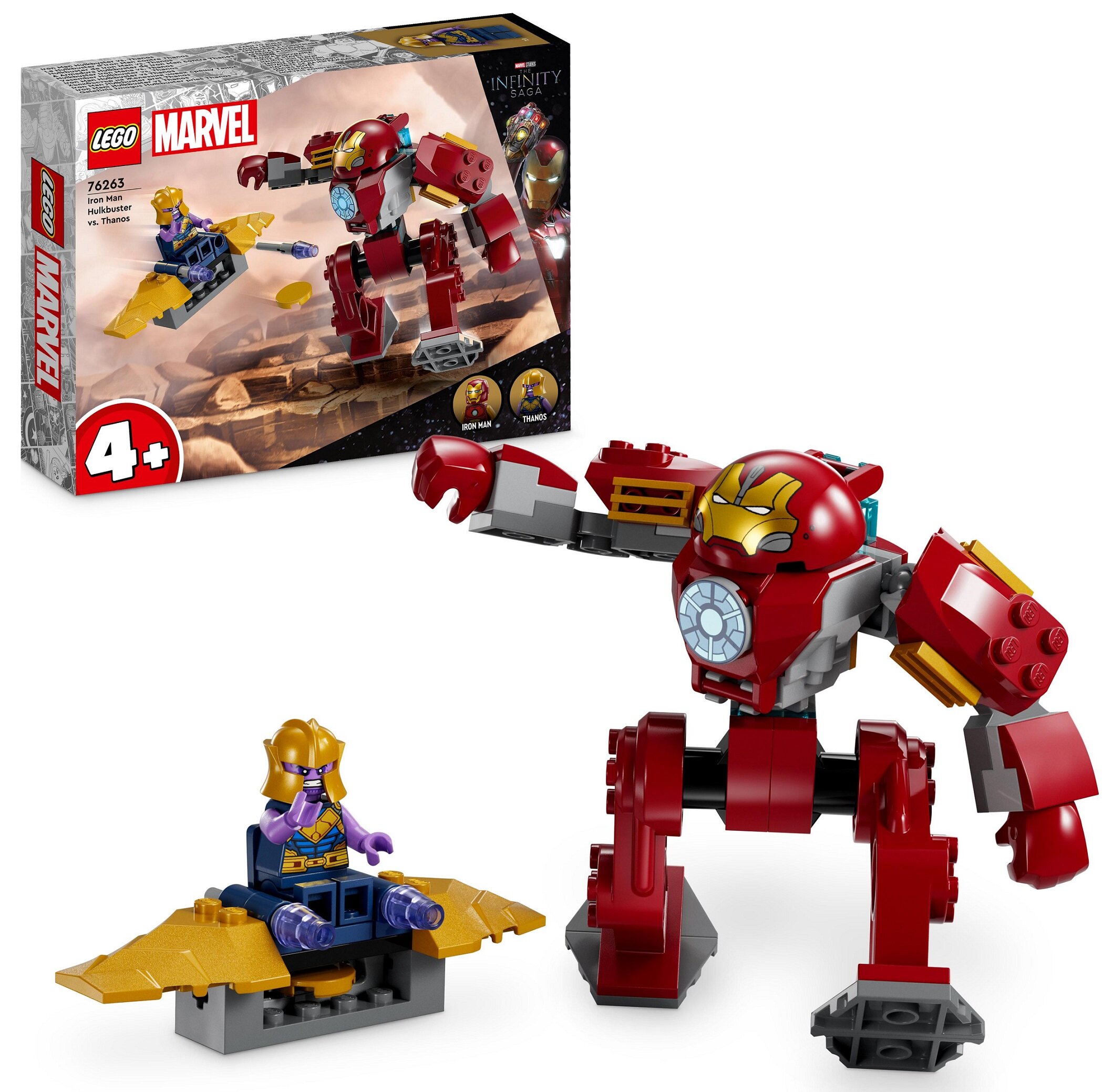 LEGO 76263 Marvel Hulkbuster Iron Mana vs. Thanos - niskie ceny i