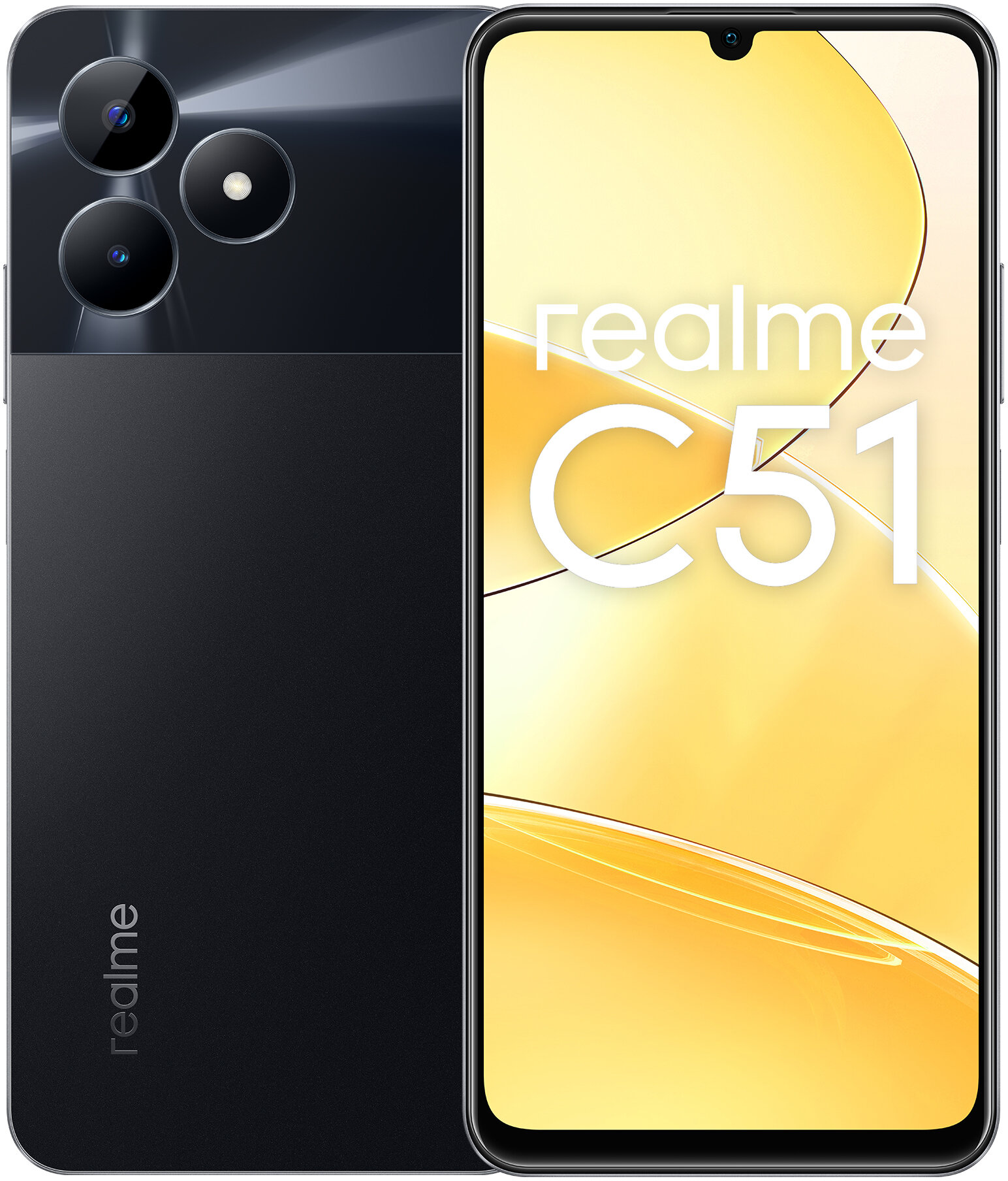 Smartfon REALME C51 4/128 6.74" 90Hz Czarny
