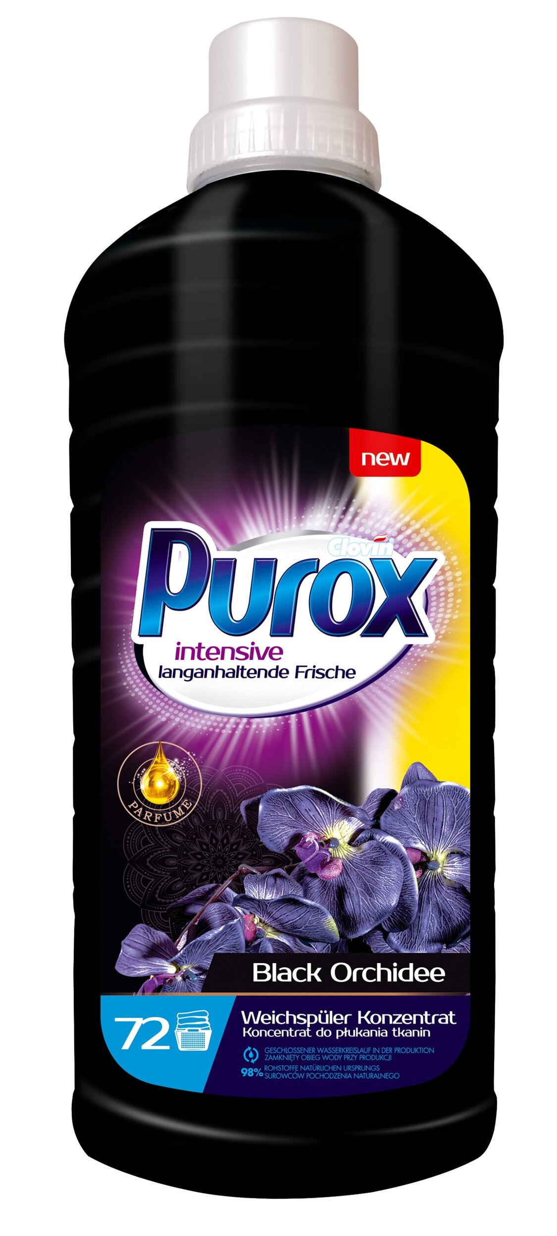 Płyn do płukania PUROX Black Orchidee 1800 ml