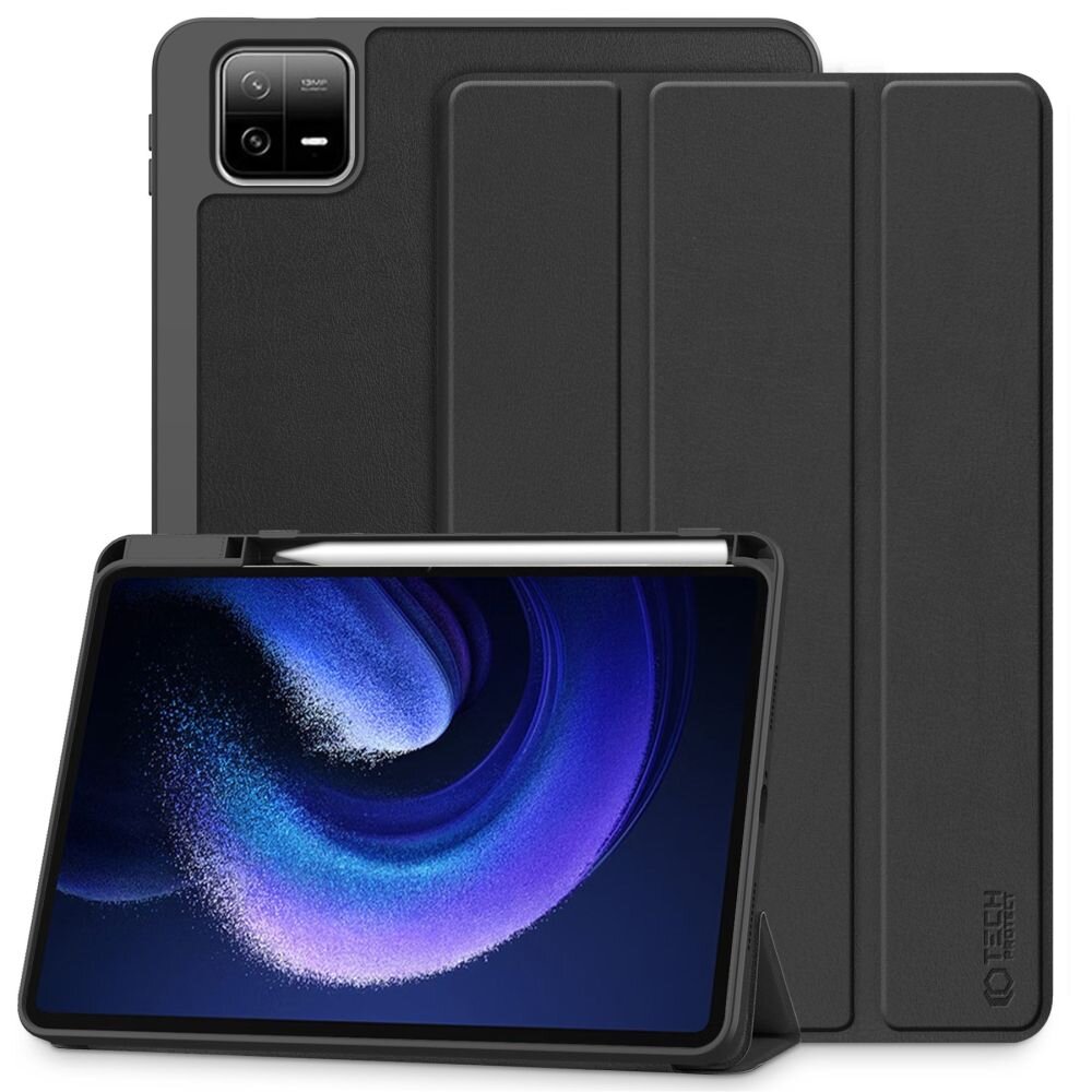 Xiaomi pad 6 専用カバー付き TECH-PROTECT SC Pen Czarny Etui na Xiaomi Pad 6/6 Pro - niskie