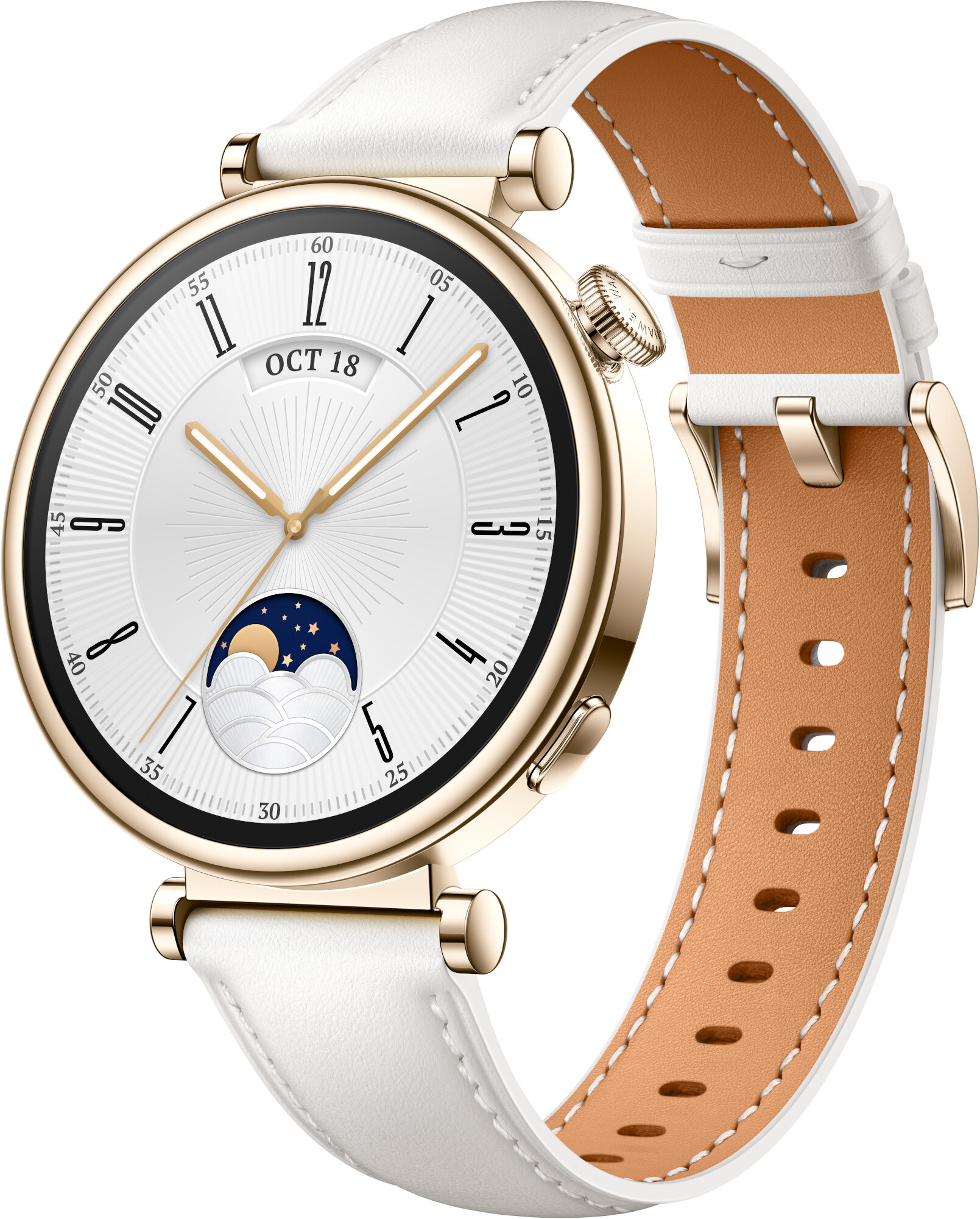 ラウンド用品・アクセサリー HUAWEI WATCH GT 4 HUAWEI Watch GT 4 Classic 41mm Biały Smartwatch - niskie ceny i