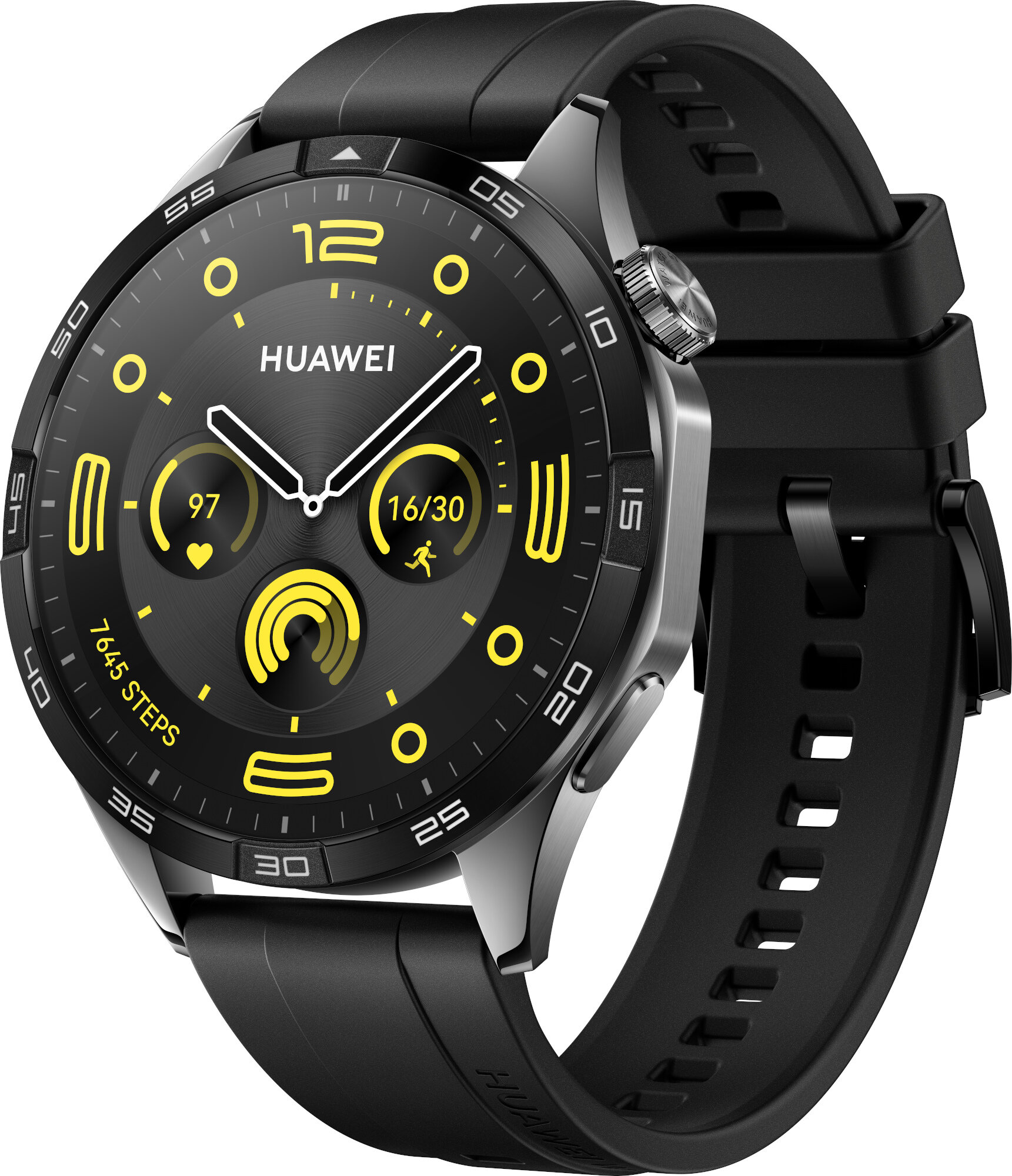 HUAWEI WATCH GT 4 ブラック HUAWEI Watch GT 4 Active 46mm Czarny Smartwatch - niskie ceny i