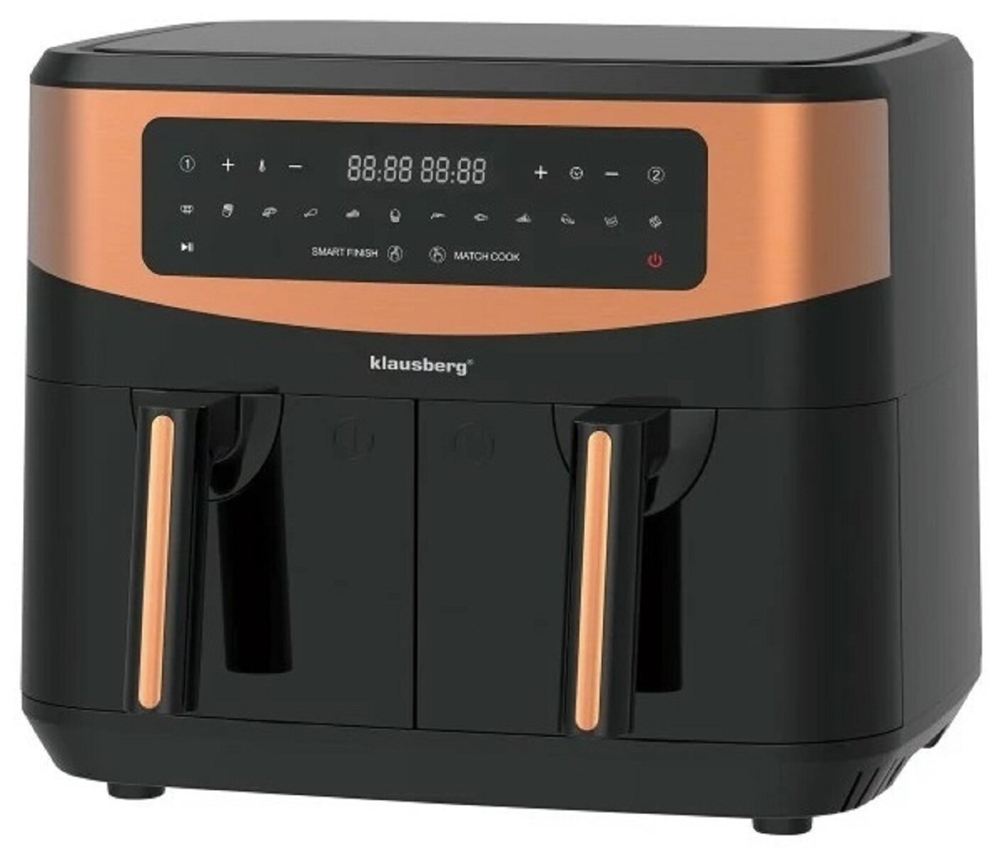 KLAUSBERG KB-7589 9.5l z podwójnym koszem 11 automatycznych