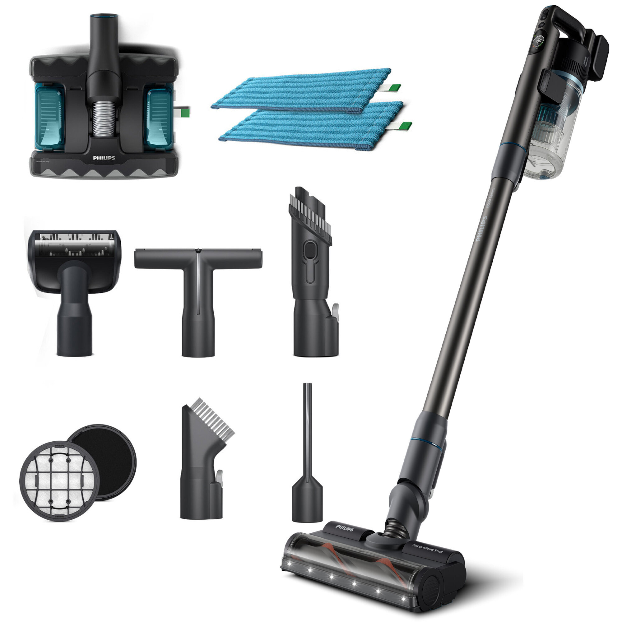 PHILIPS Aqua 8000 XC8057/01 (Mopujący) Odkurzacz - niskie ceny i