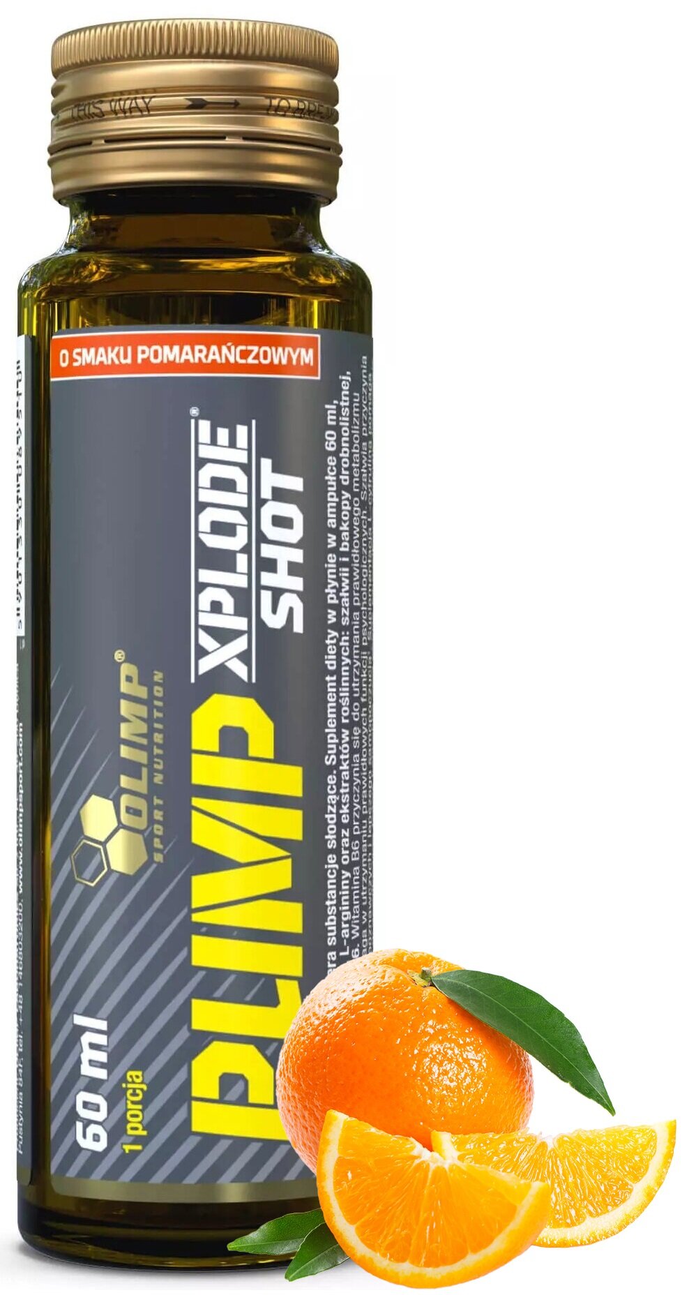 OLIMP Pump Xplode Shot Pomarańczowy (60 ml) Przedtreningówka