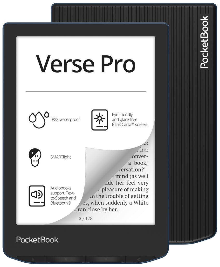 Czytnik e-book&oacute;w PocketBook Verse Pro 634 Niebieski