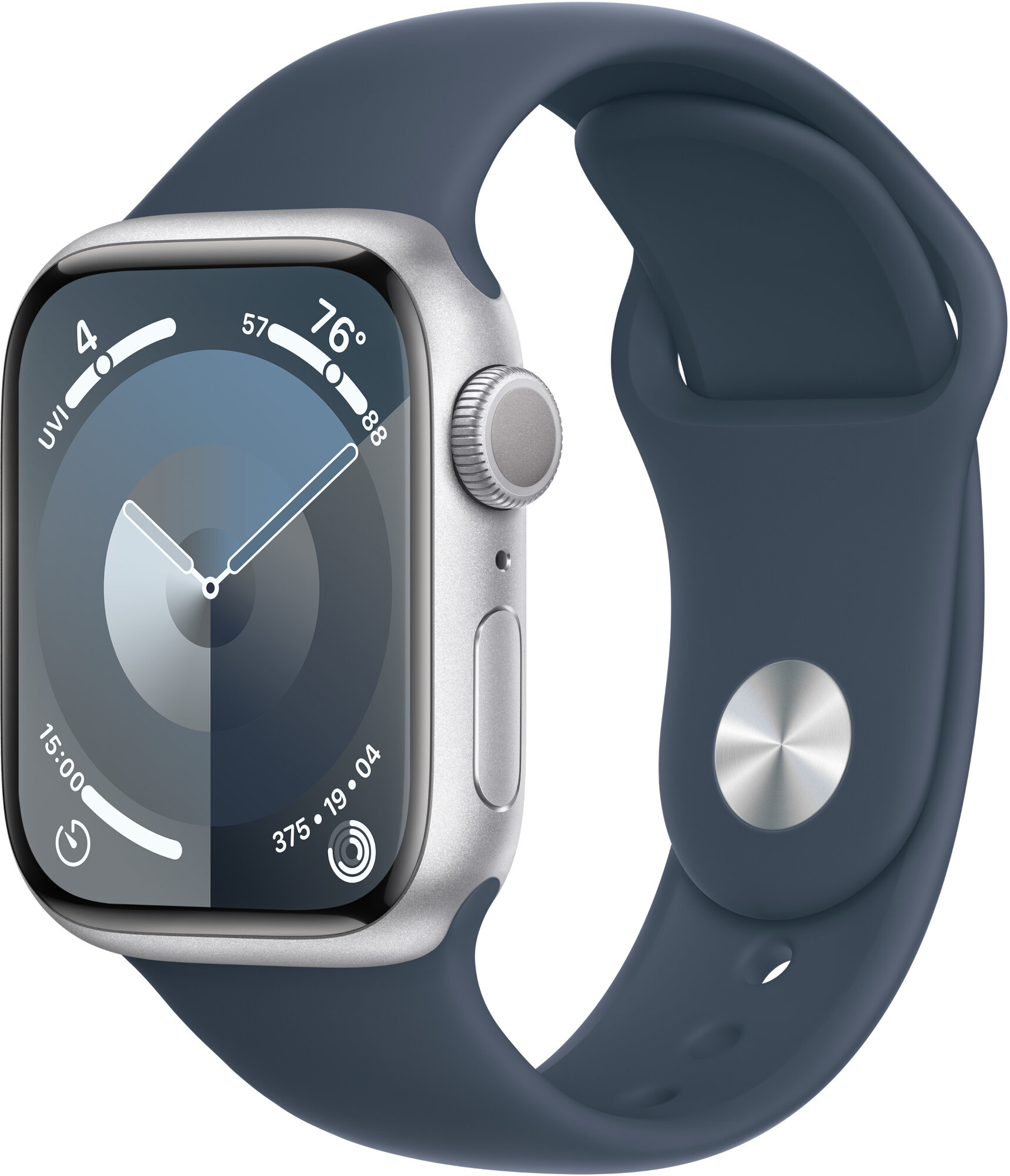 APPLE Watch 9 GPS 41mm koperta z aluminium (srebrny) + pasek