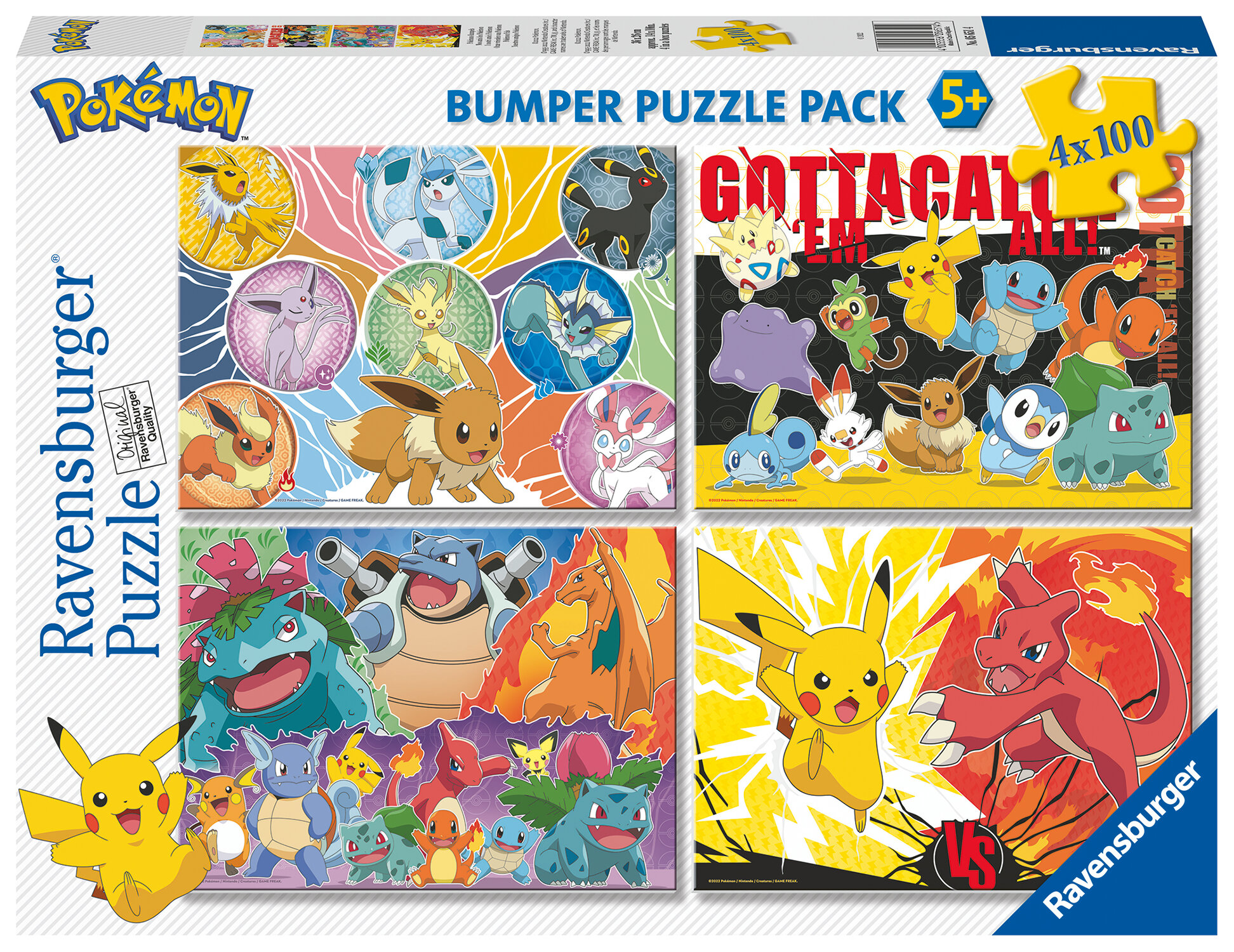 RAVENSBURGER Pokémon 5651 (400 elementów) Puzzle - niskie ceny i