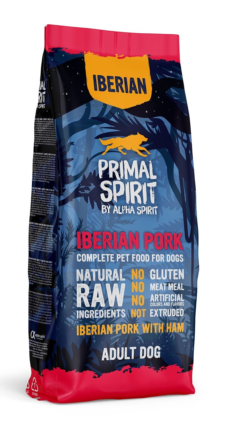 PRIMAL SPIRIT Iberian Pork 12 kg Karma dla psa półwilgotna - niskie ...