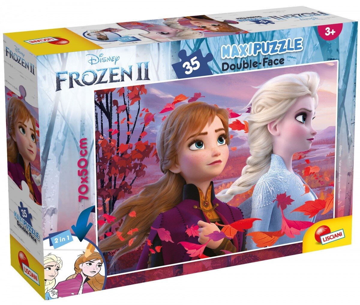 LISCIANI MaxiFloor Disney Kraina Lodu 2 304-82155 (35 elementów) Puzzle ...
