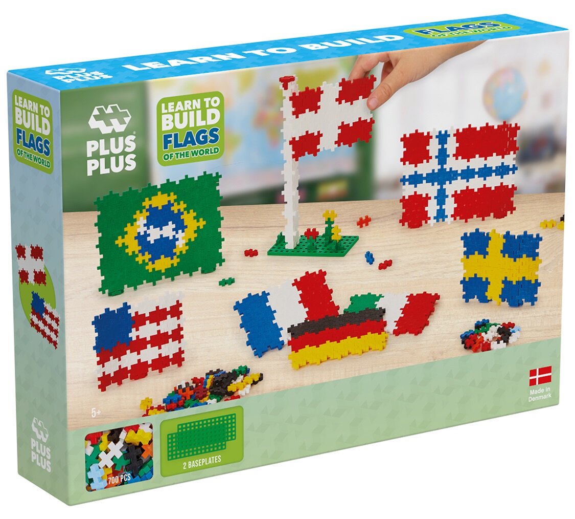 PLUS-PLUS Basic Naucz się budować flagi z całego świata 014-3932