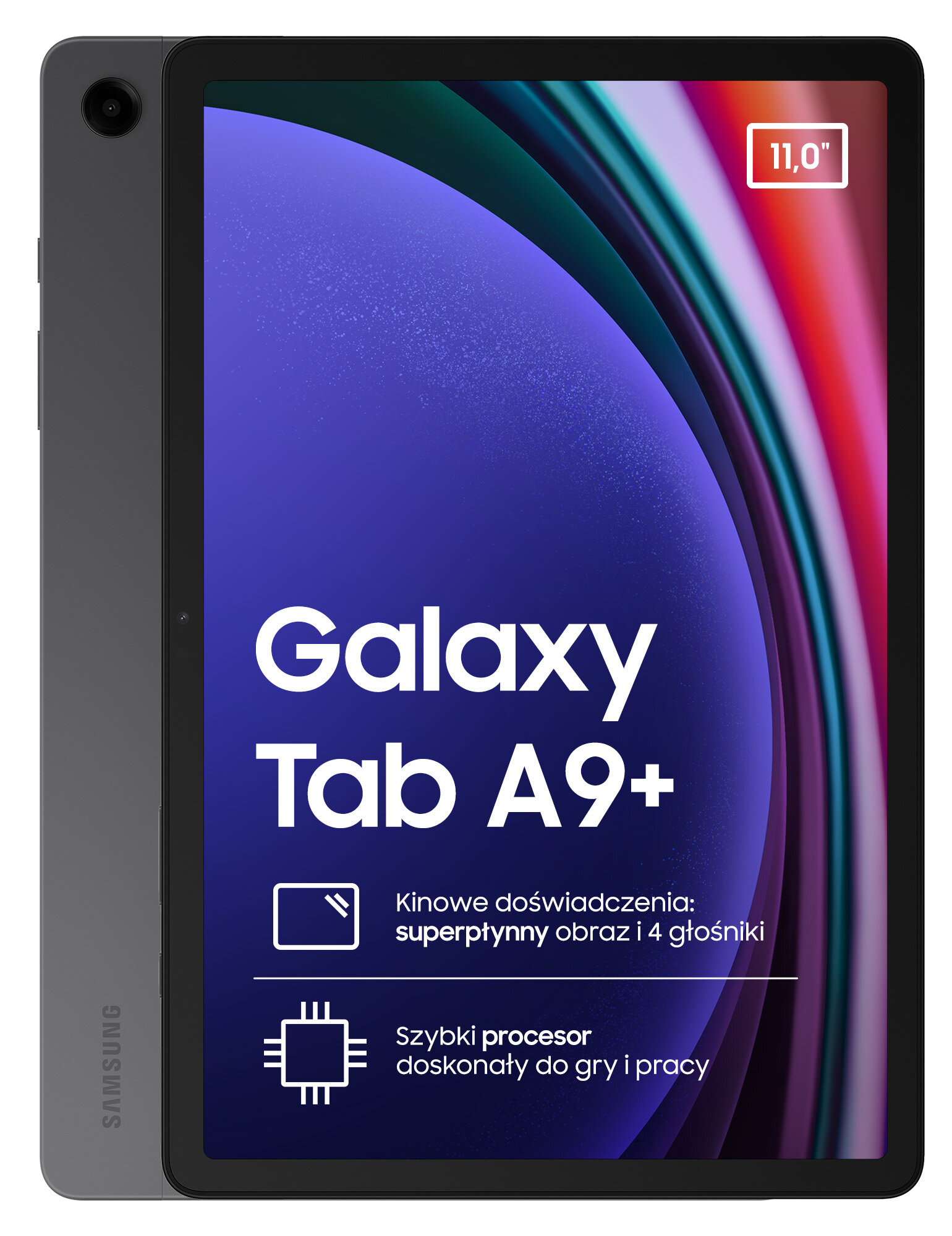 Tablet SAMSUNG Galaxy Tab A9+ 11" 4/64 GB Wi-Fi Szary