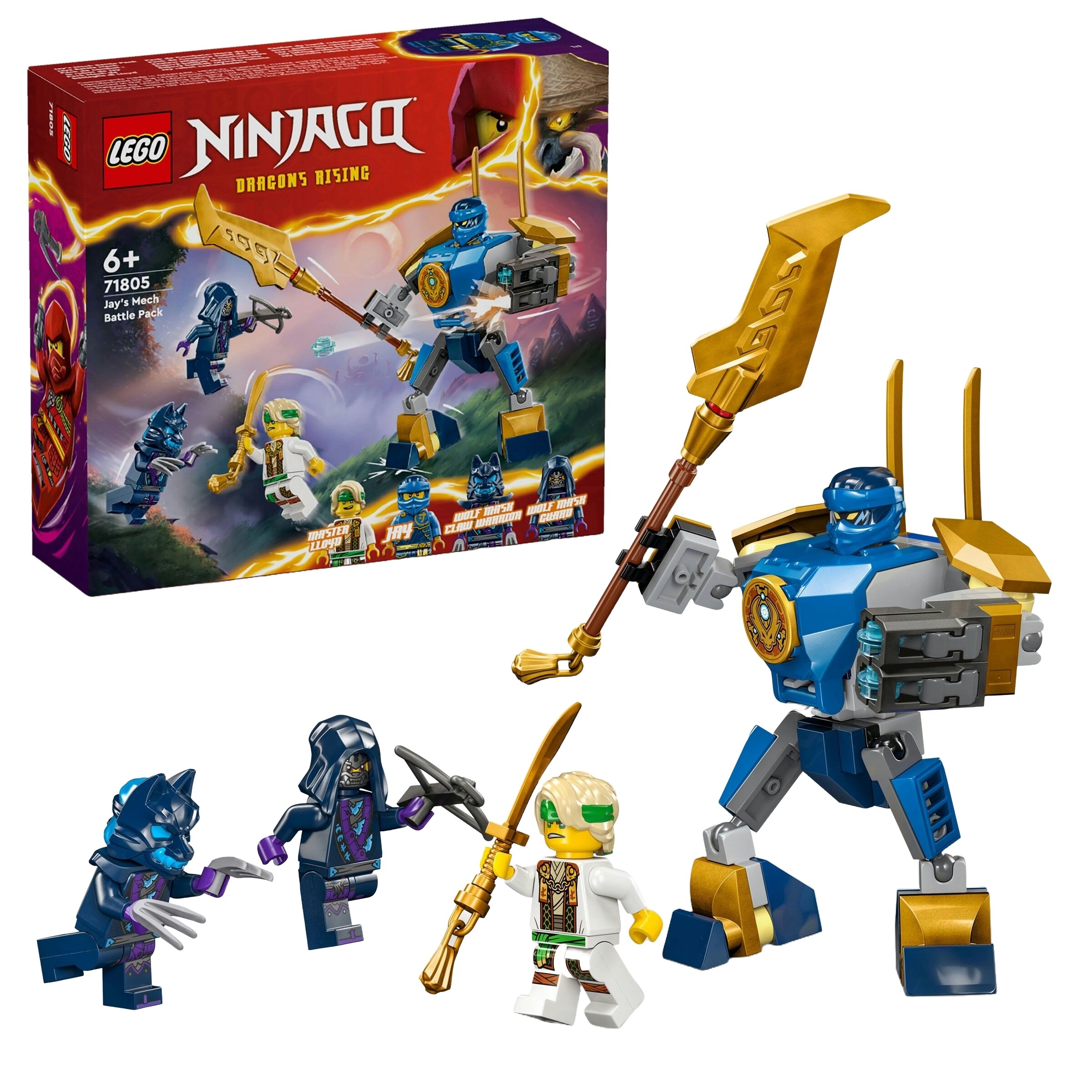 LEGO 71805 NINJAGO Zestaw bitewny z mechem Jaya - niskie ceny i