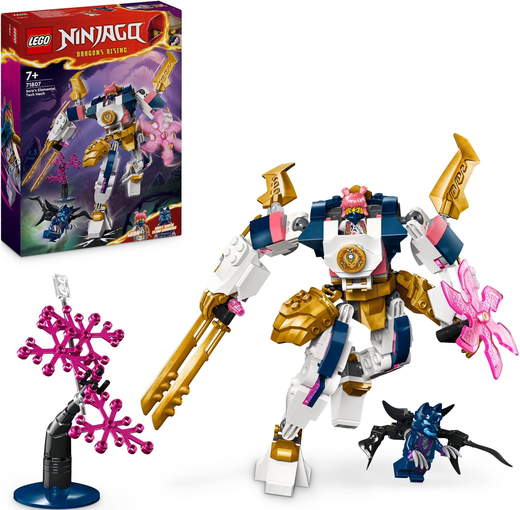 LEGO 71807 NINJAGO Mech żywiołu technologii Sory - niskie ceny i