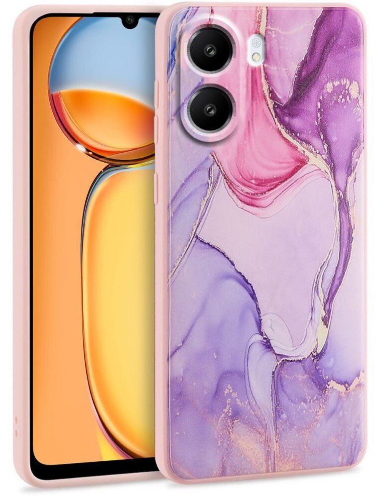 BAILI Setoso Cover per Redmi 13C/Poco C65, Cavalletto, Portabiglietti, Chiusura Magnetica, Custodia per Redmi 13C/Poco C65-06