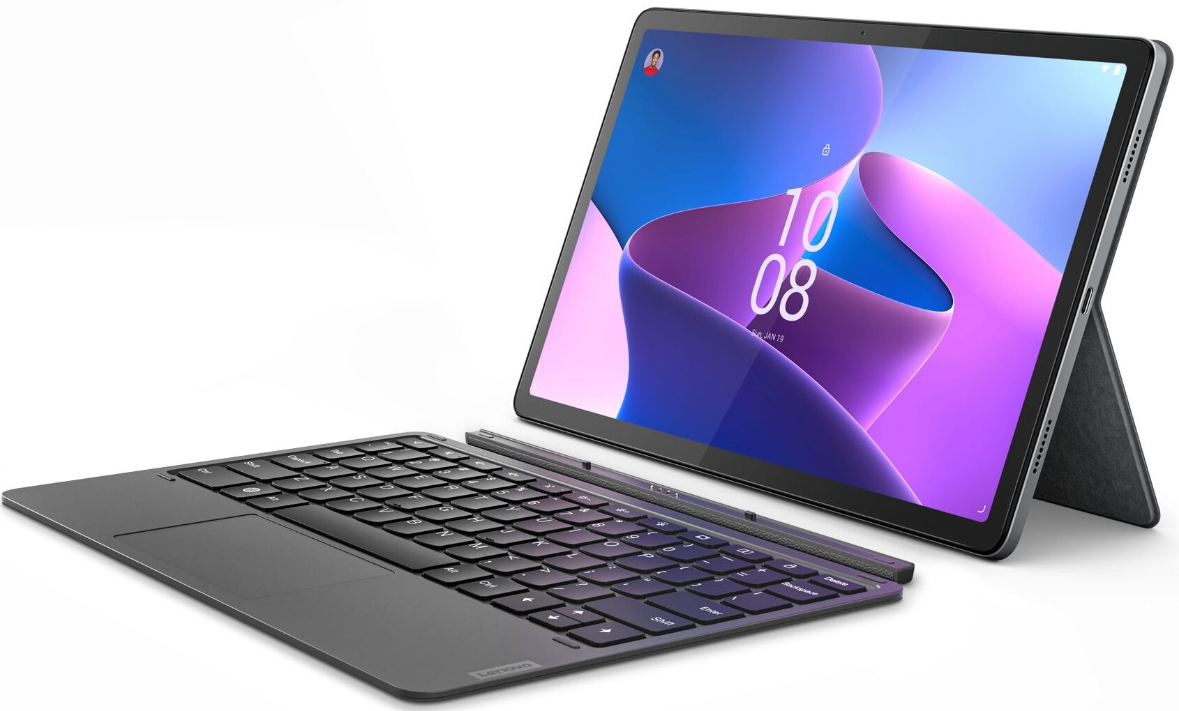 LENOVO Keyboard Pack Szary Klawiatura Etui na Tab P11 Pro (2 gen 