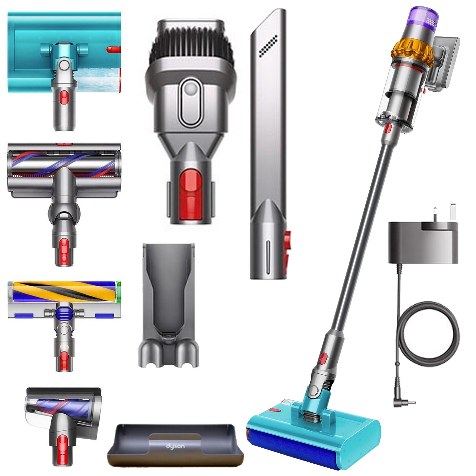 Dyson V6 セット DYSON V15s Detect Submarine™ z funkcją aktywnego mycia Odkurzacz