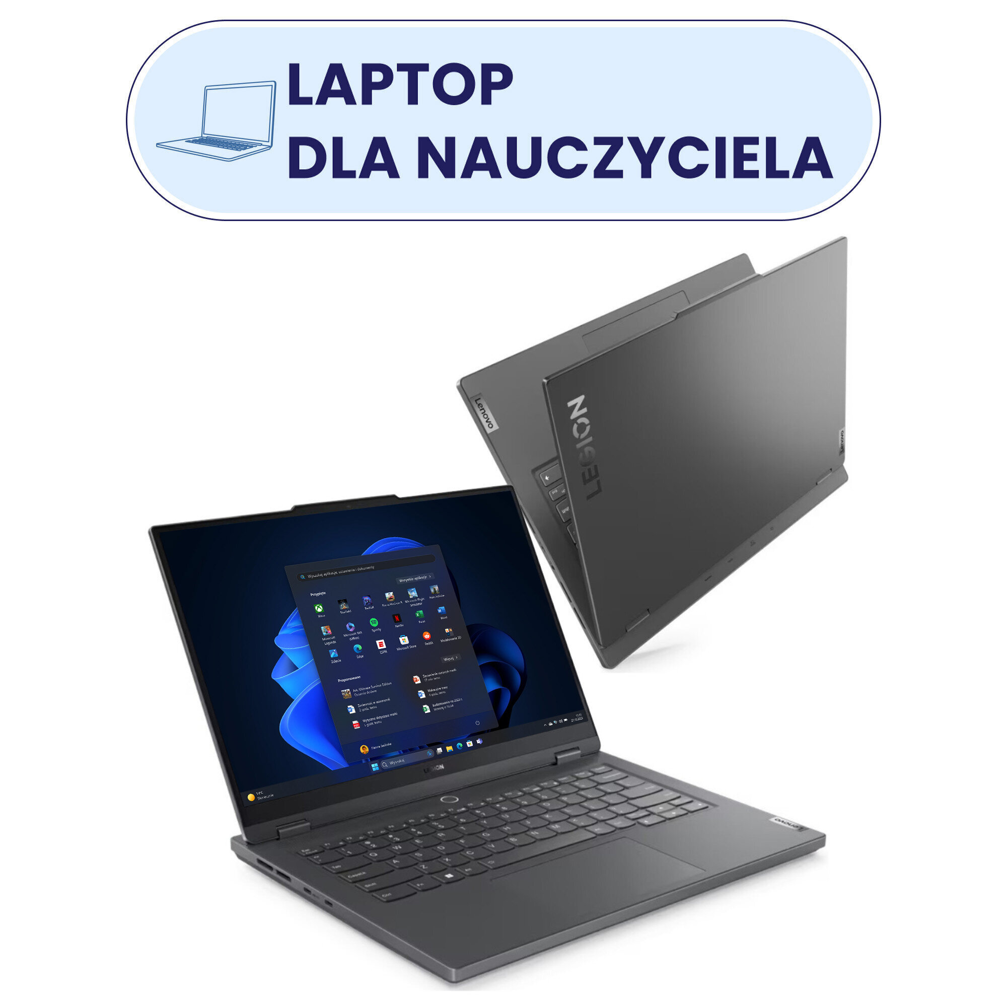 Laptop LENOVO Legion Slim 5 14APH8 14.5 OLED R5-7640HS 16GB RAM 512GB SSD GeForce RTX3050 Windows 11 Home