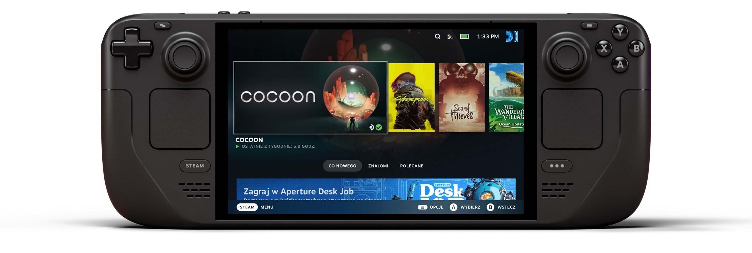 VALVE Steam Deck Oled 1 TB Konsola przenośna - niskie ceny i