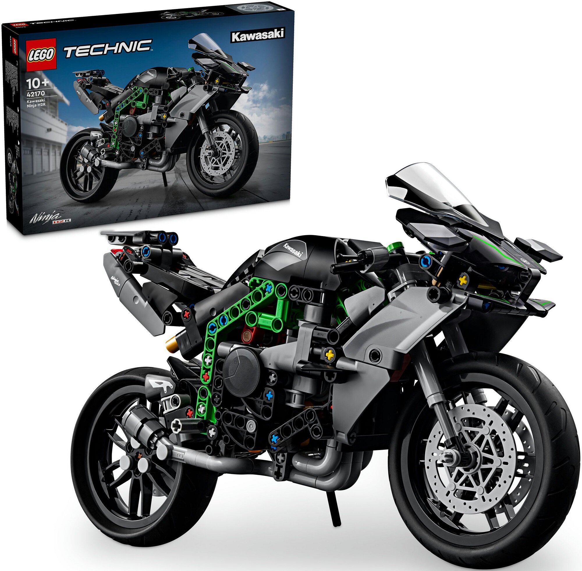 LEGO 42170 Technic Motocykl Kawasaki Ninja H2R - niskie ceny i