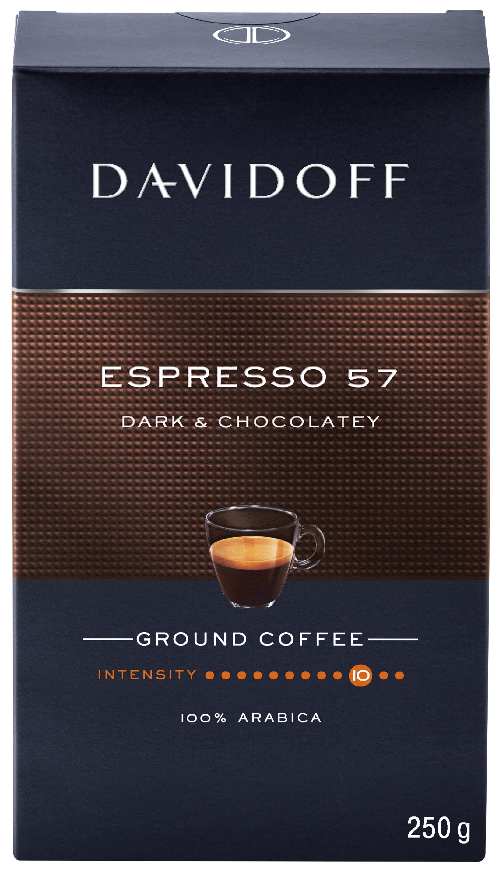 コーヒー DAVIDOFF Espresso 57 Arabica 0.25 kg Kawa mielona - niskie ceny i