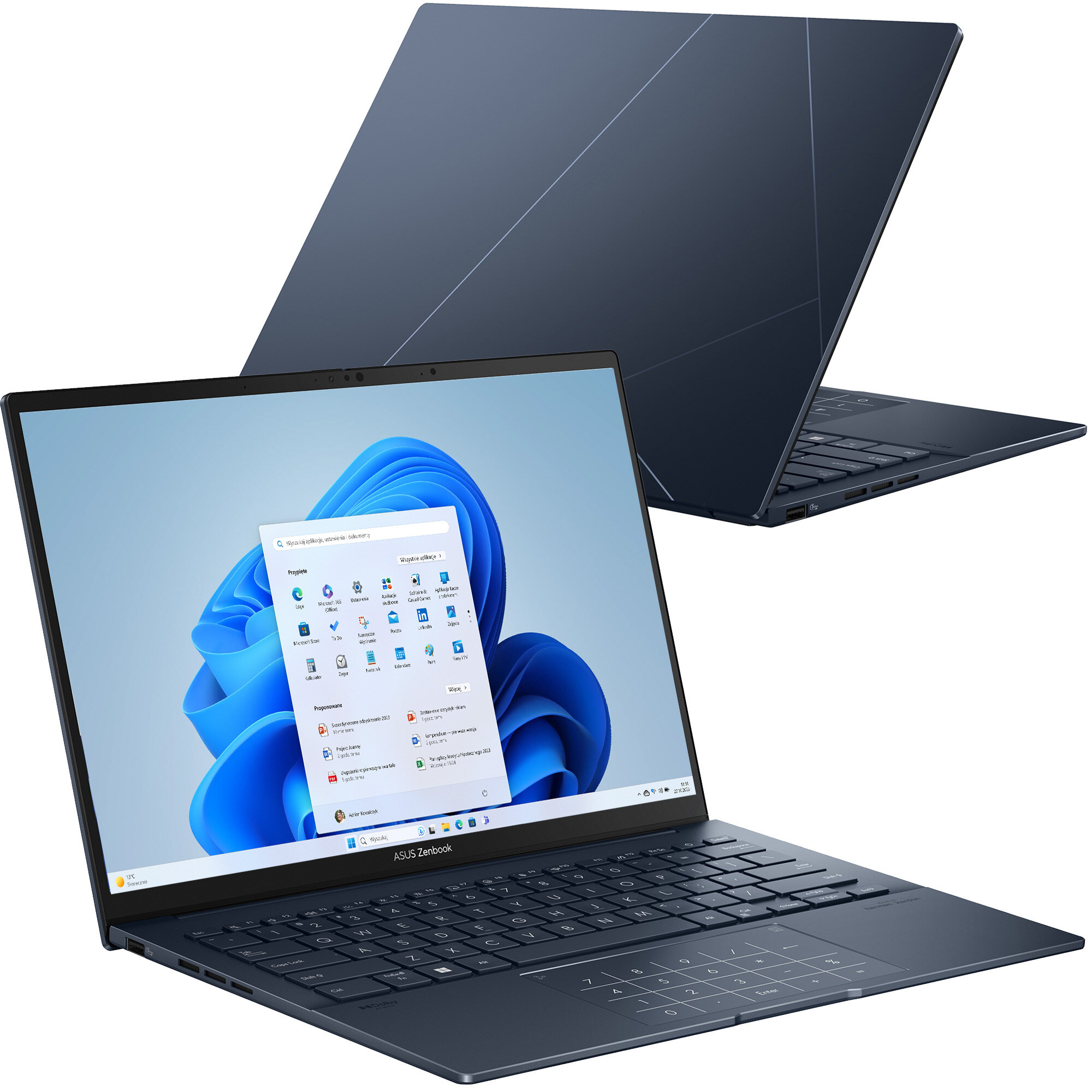 Windowsノート本体 ASUS Zenbook 14 Core i9 185H 32GB RAM ASUS Zenbook 14X OLED laptop | wyświetlacz OLED 14,5