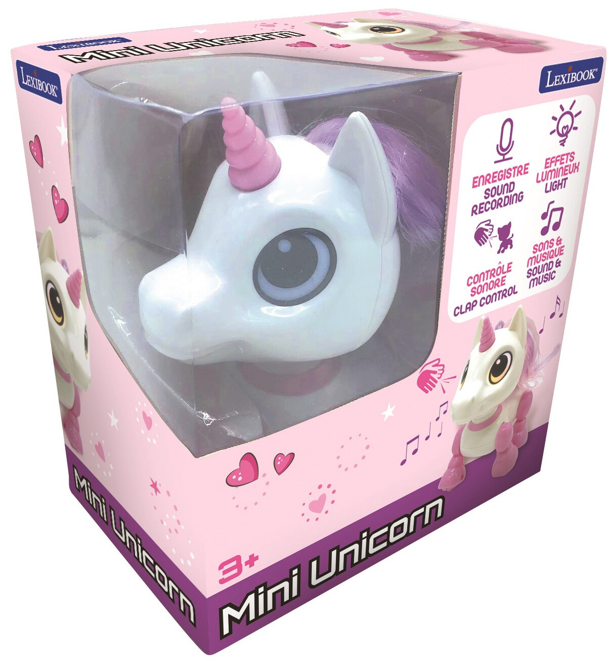 LEXIBOOK Power Unicorn Mini Robot Jednorożec ROB02UNI Zabawka