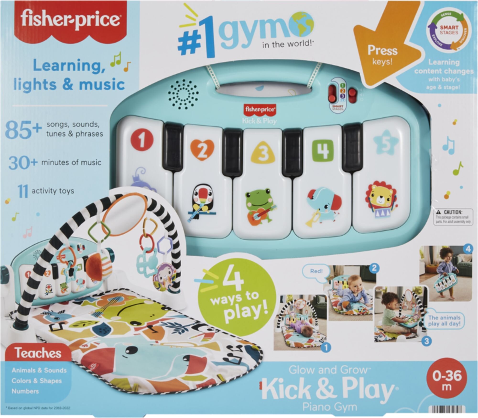 Fisher-Price Tablet Smart Stages, Giocattolo Educativo con Musica – The