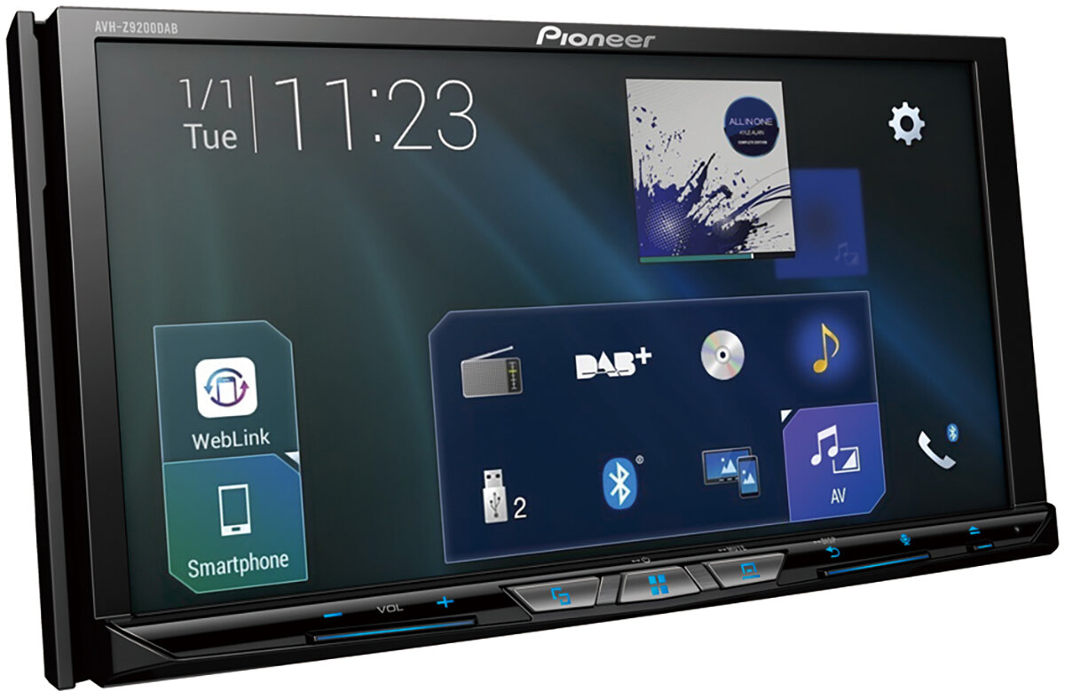 PIONEER AVH-Z9200DAB Bluetooth Android Radio samochodowe - niskie