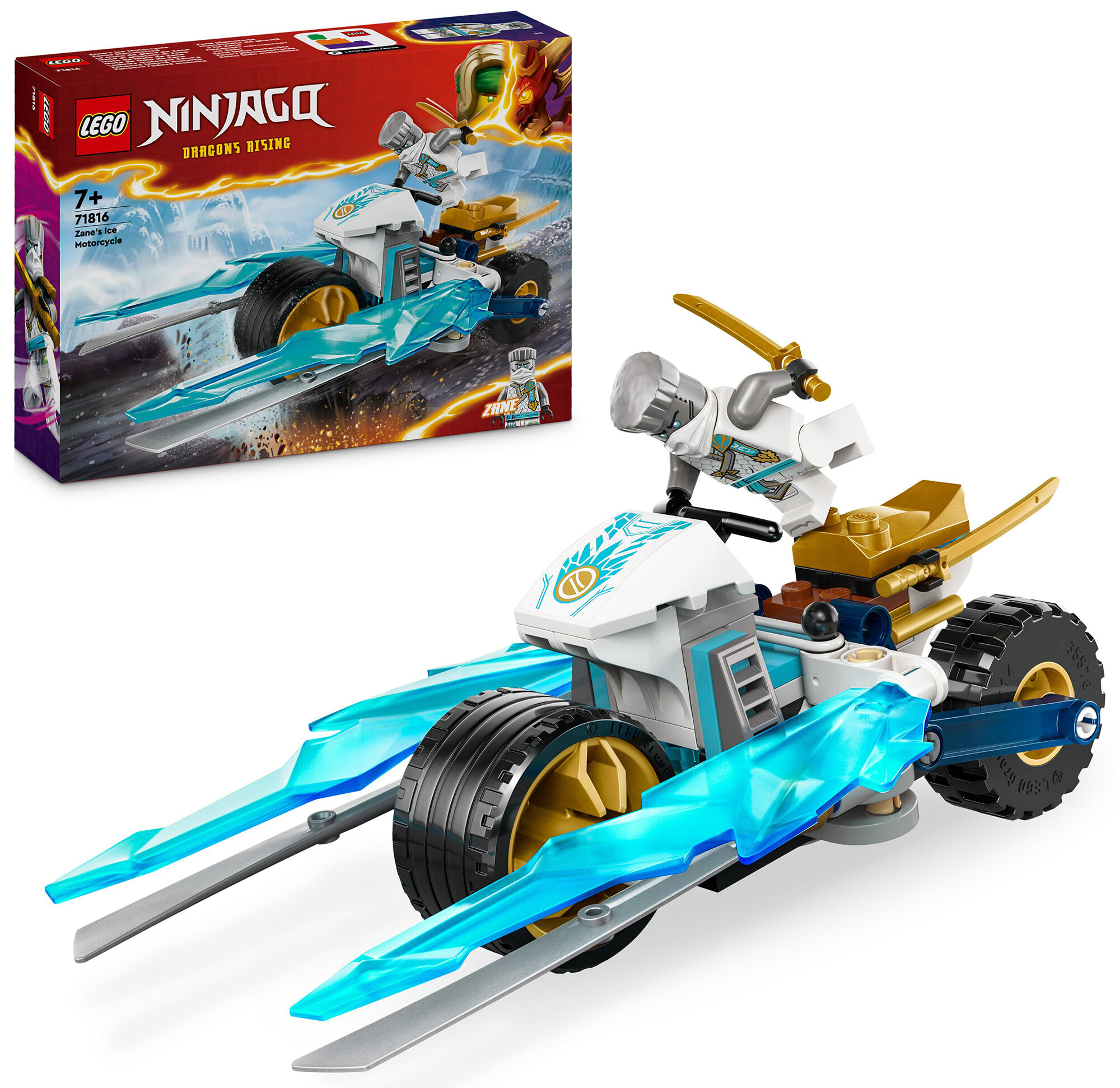 LEGO 71816 NINJAGO Lodowy motocykl Zane'a - niskie ceny i opinie w