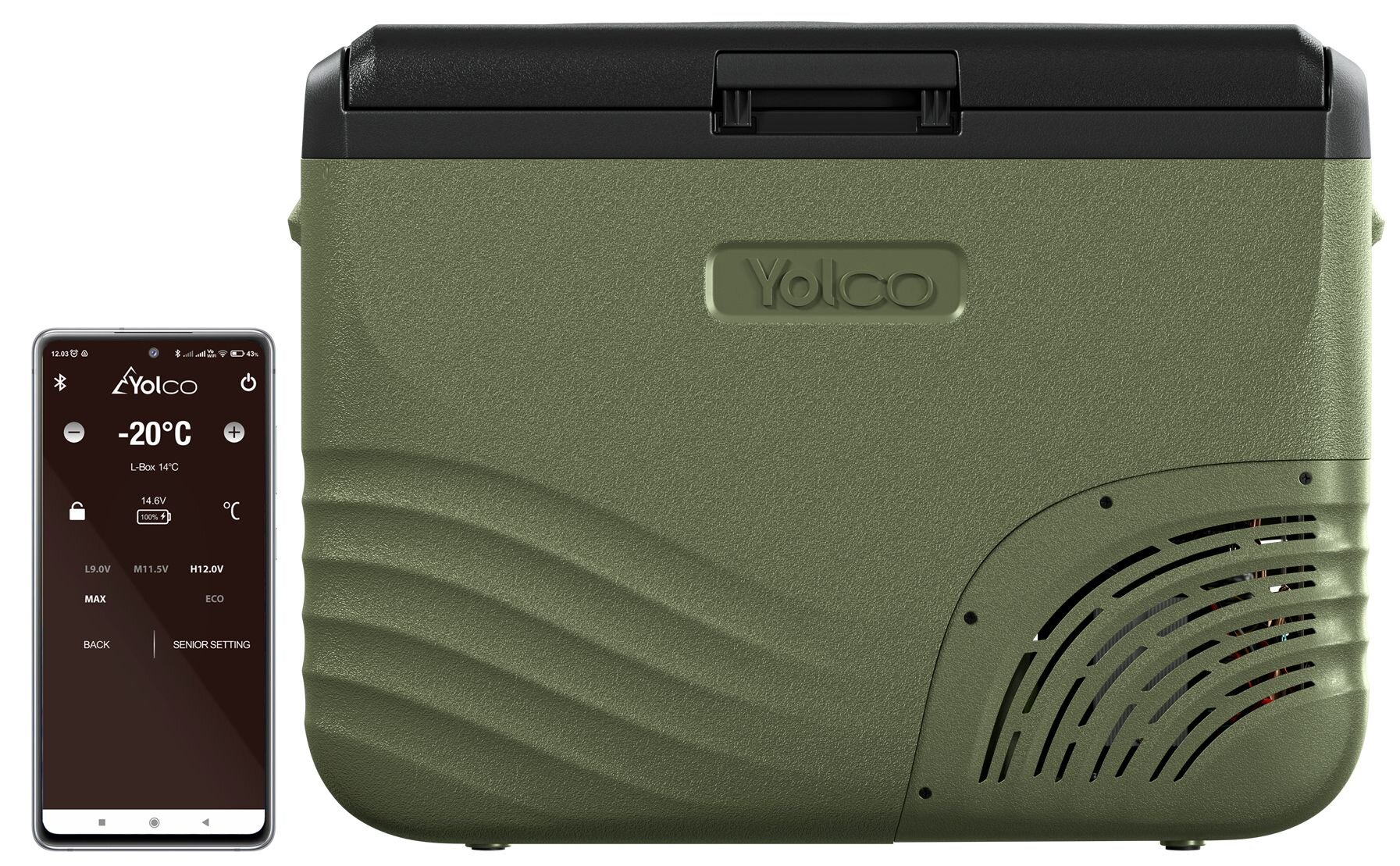 YOLCO NX40 Zielony Lodówka kompresorowa - niskie ceny i opinie w