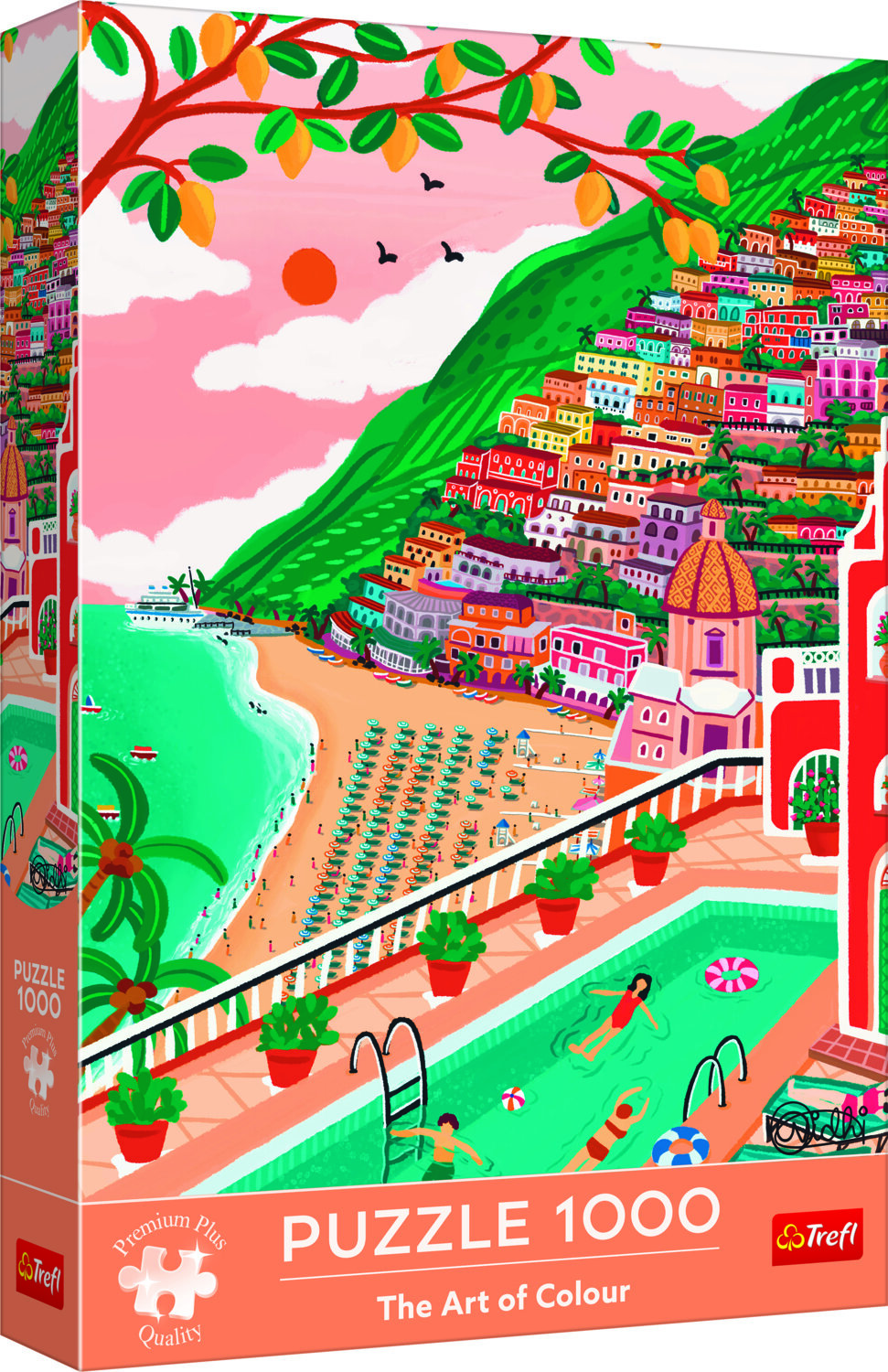 TREFL The Art Of Colour Positano Włochy 10895 (1000 elementów