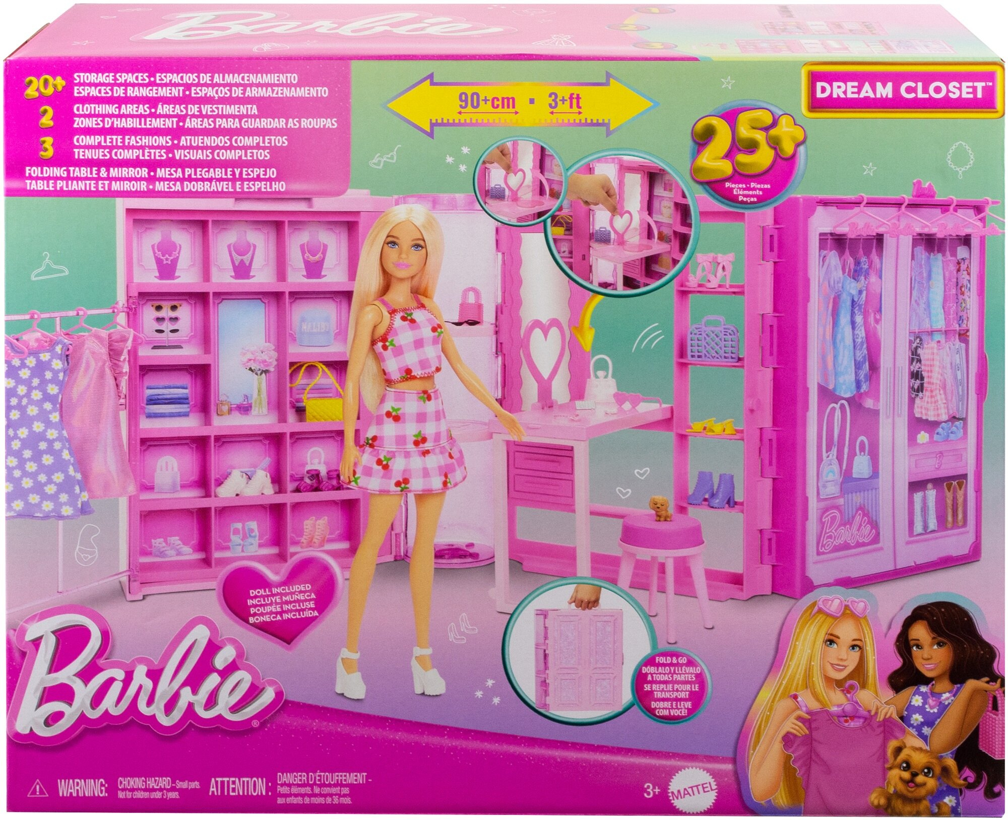 Barbie Szafa marzeń HXD58 Lalka - niskie ceny i opinie w Media Expert