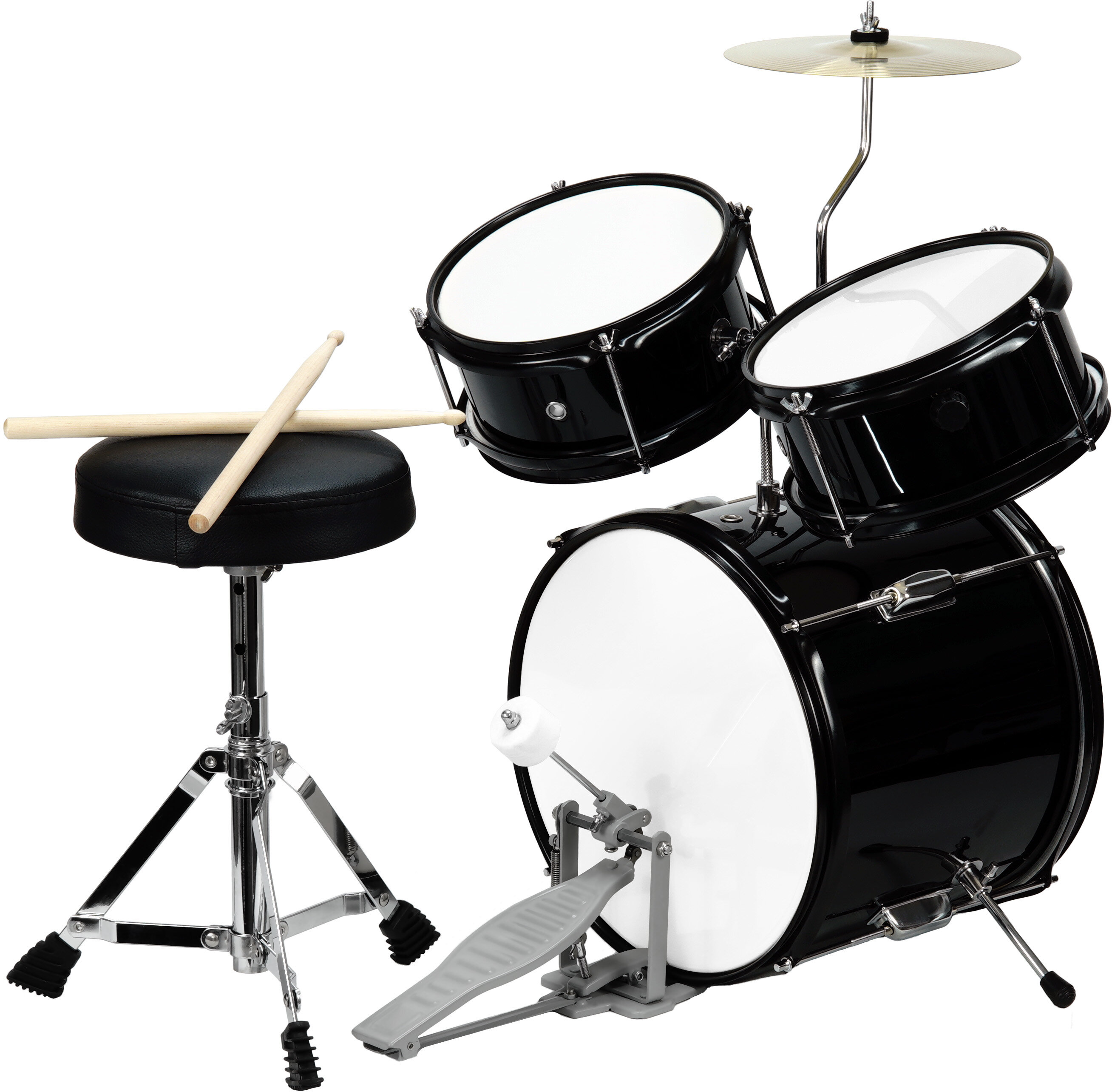 MUSICMATE Junior MM-DRM200 MusicalEnergy Czarno-biały Perkusja - niskie ...
