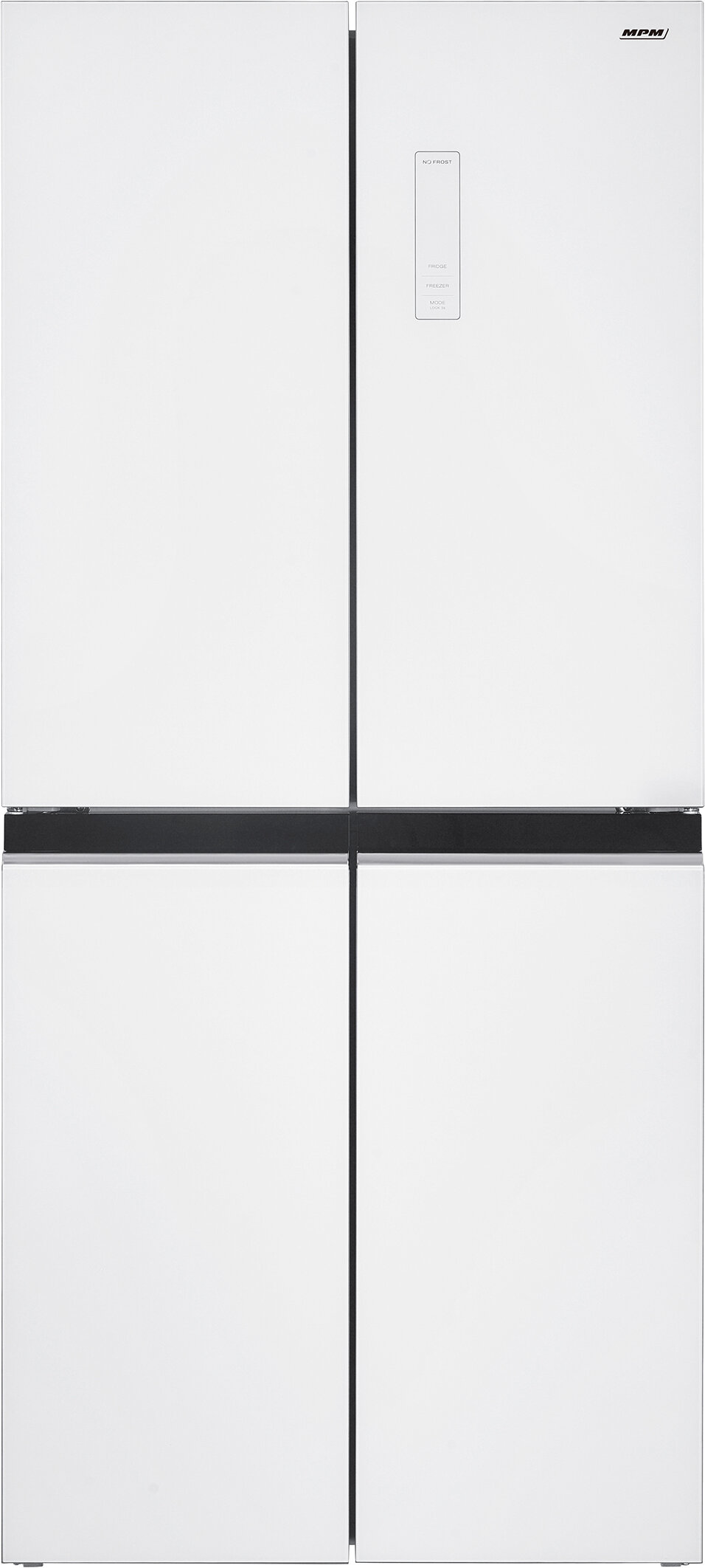 MPM-434-SBF-08 Side by Side No Frost 180cm Biała Lodówka - niskie