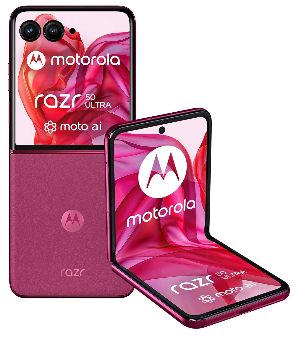 最終　美品 モトローラ　razr 50 ultra ホットピンク MOTOROLA Razr 50 Ultra 5G 12/512GB 6.9