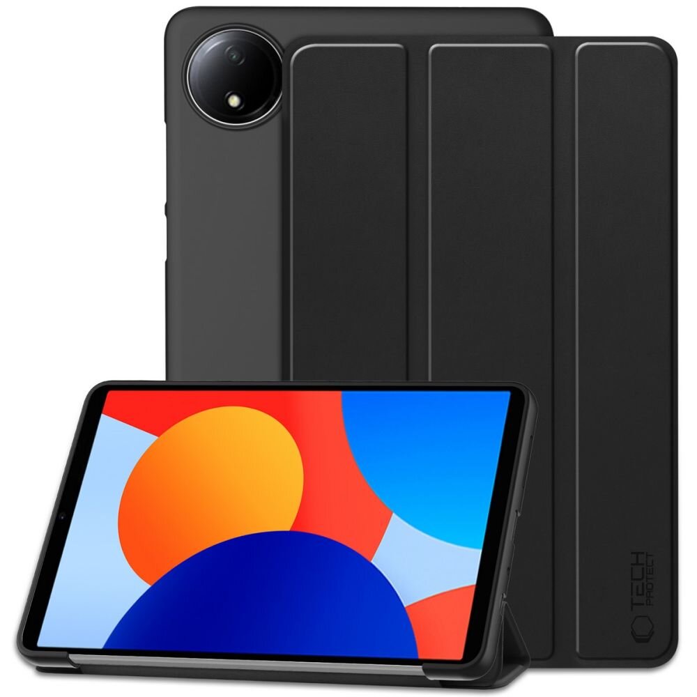 【ケース有】Redmi Pad SE 8.7 6GB 128GB LTE 4G TECH-PROTECT SmartCase Czarny Etui na Xiaomi Redmi Pad SE 8.7