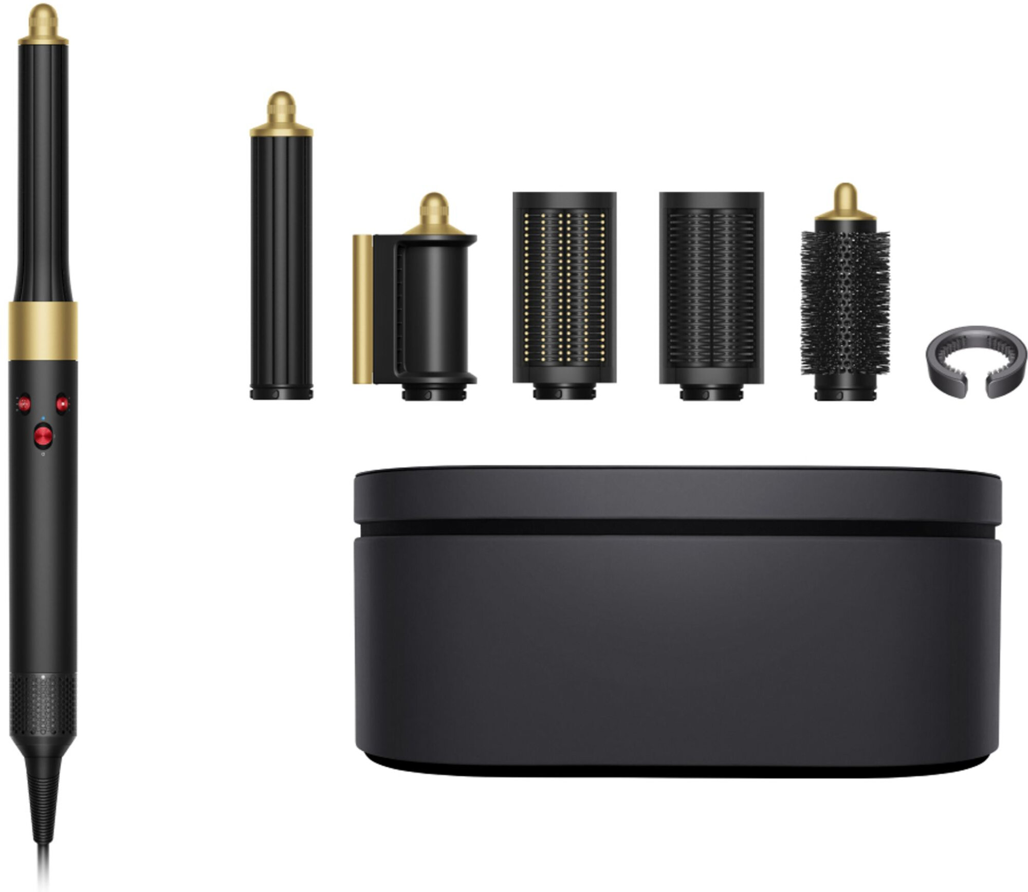 Dyson Airwrap ブラック　美品 Dyson Airwrap i.d. Curly+Coily 601926-01 1300W Jonizacja Zimny