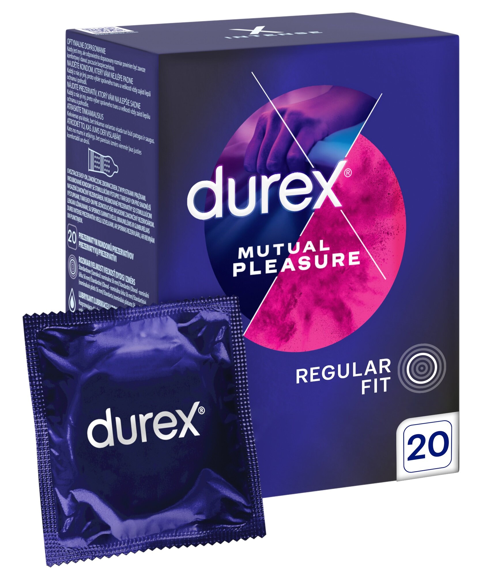 DUREX Mutual Pleasure (20 szt.) Prezerwatywa - niskie ceny i