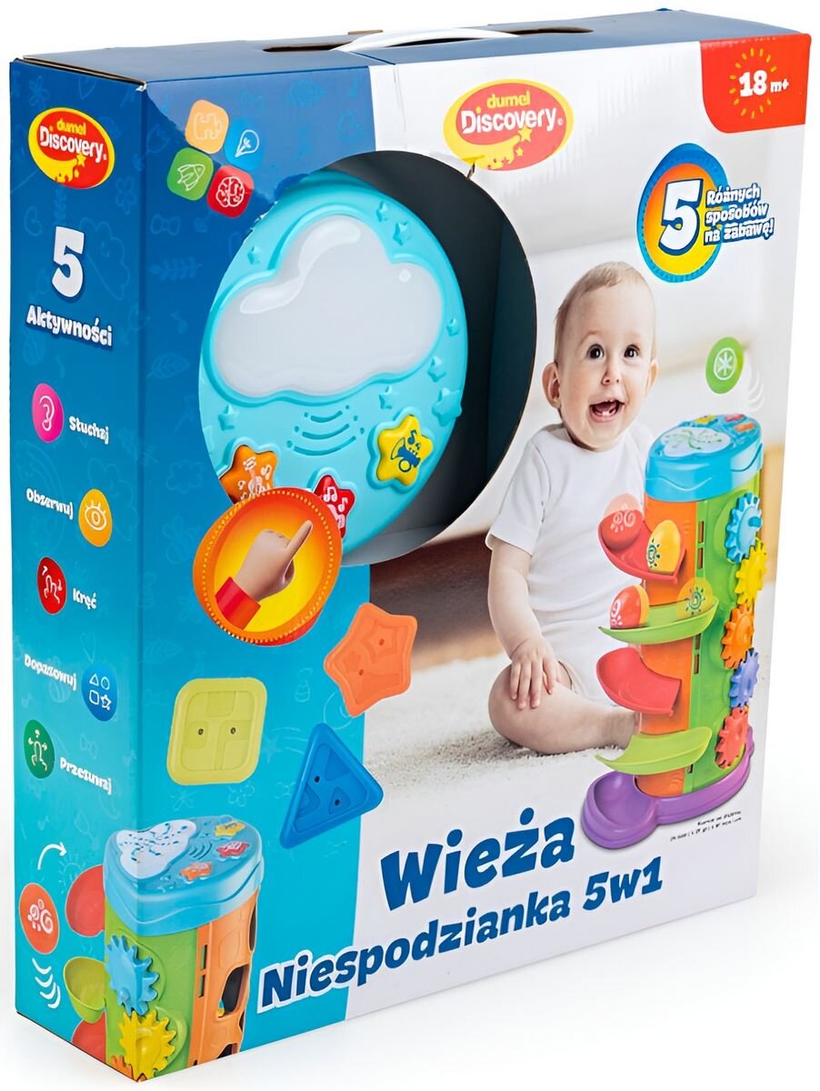 新品未使用SOMADEAM 4本セット DUMEL Muzyczna Wieża Niespodzianka 5w1 DD45717 Zabawka edukacyjna