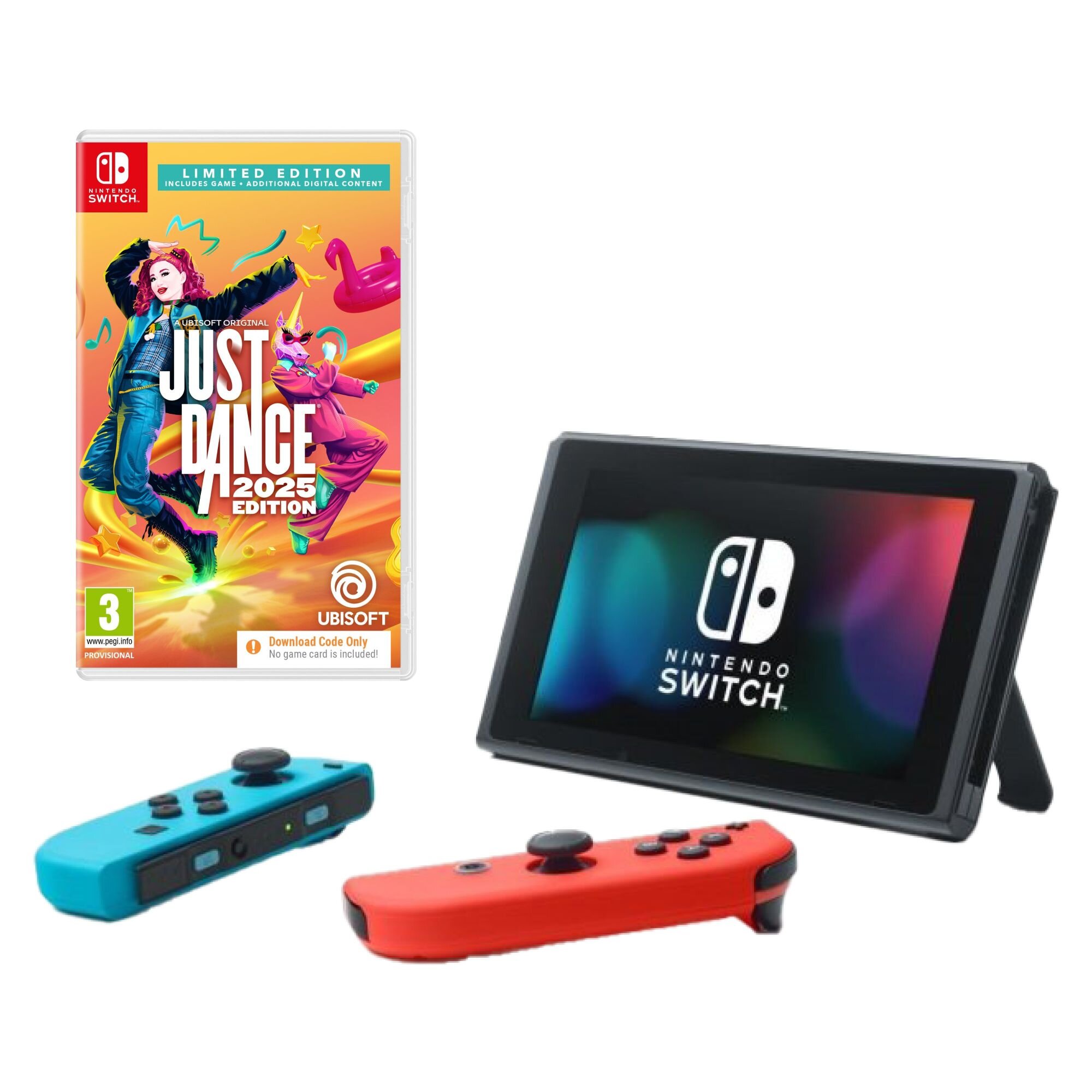 NINTENDO Switch HAC-001(-01) + Kontroler Switch Czerwono-niebieski