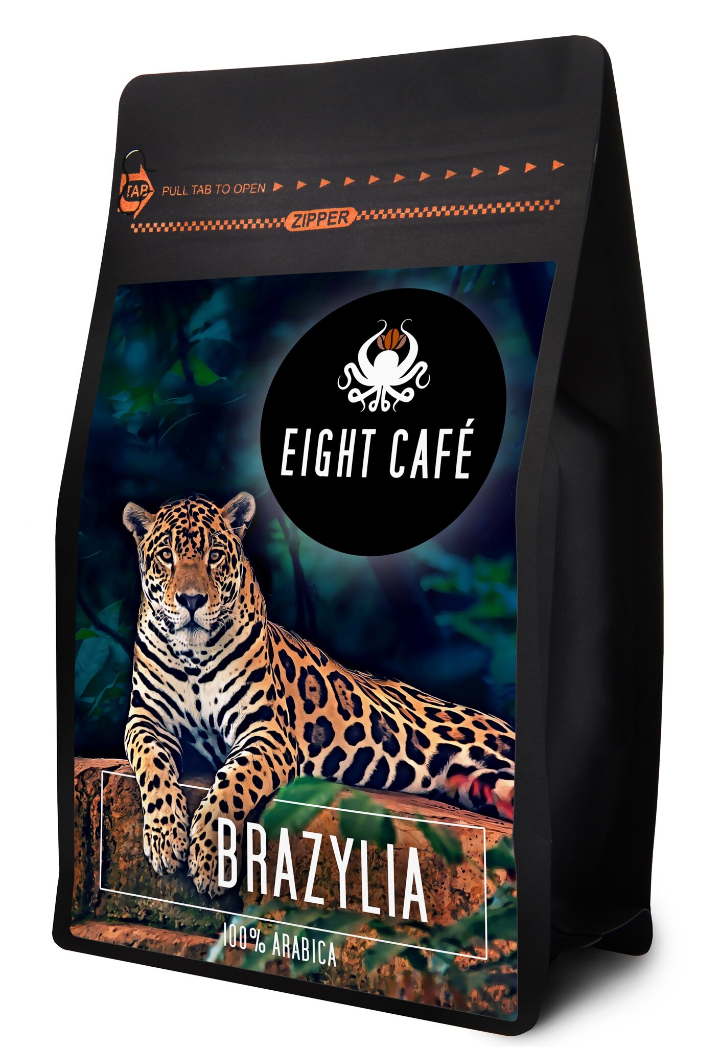 EIGHT CAFE Brazylia Arabica 0.5 kg (Rzemieślnicza) Kawa mielona